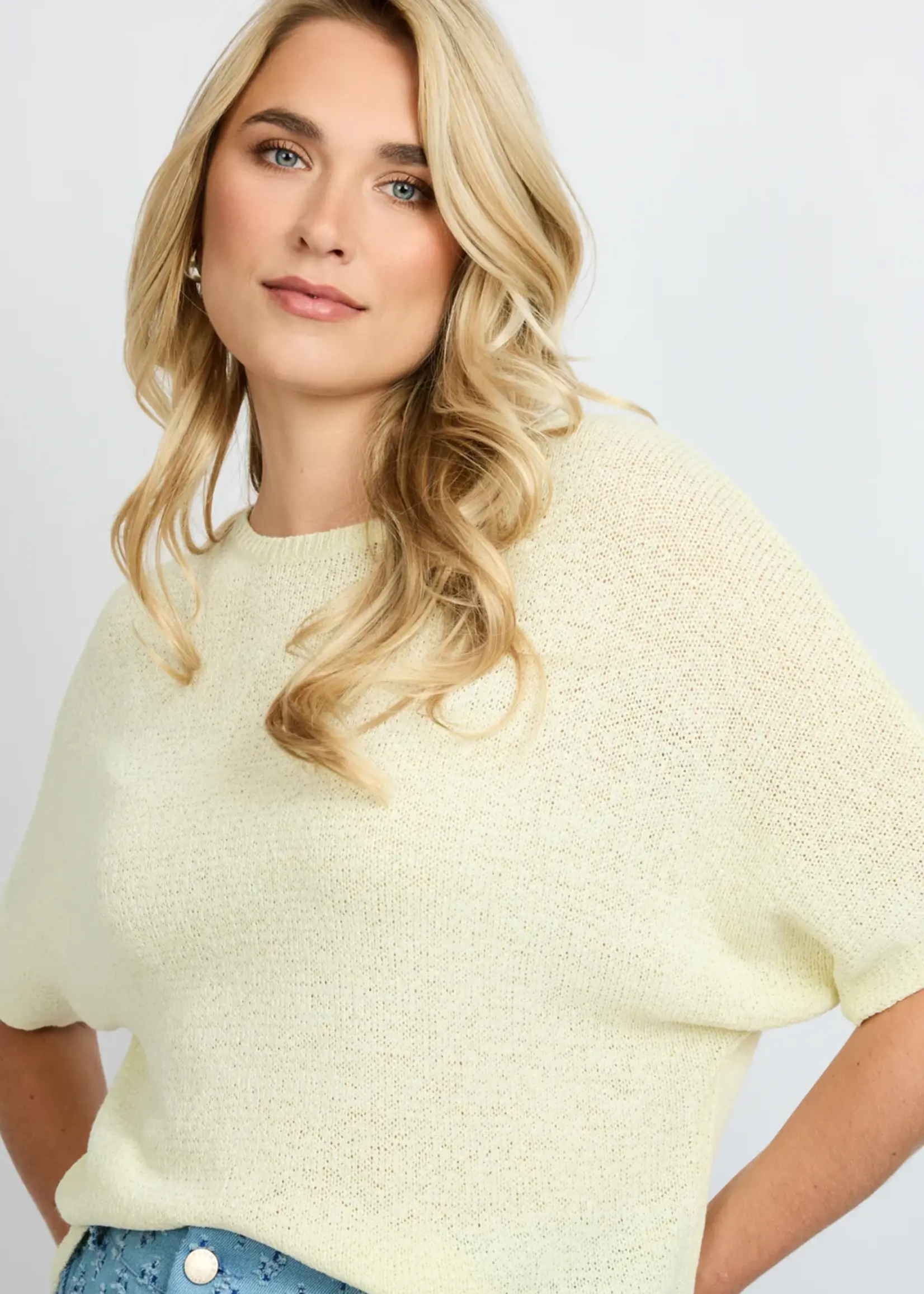 FLURESK Niala Knitting Top Vanilla