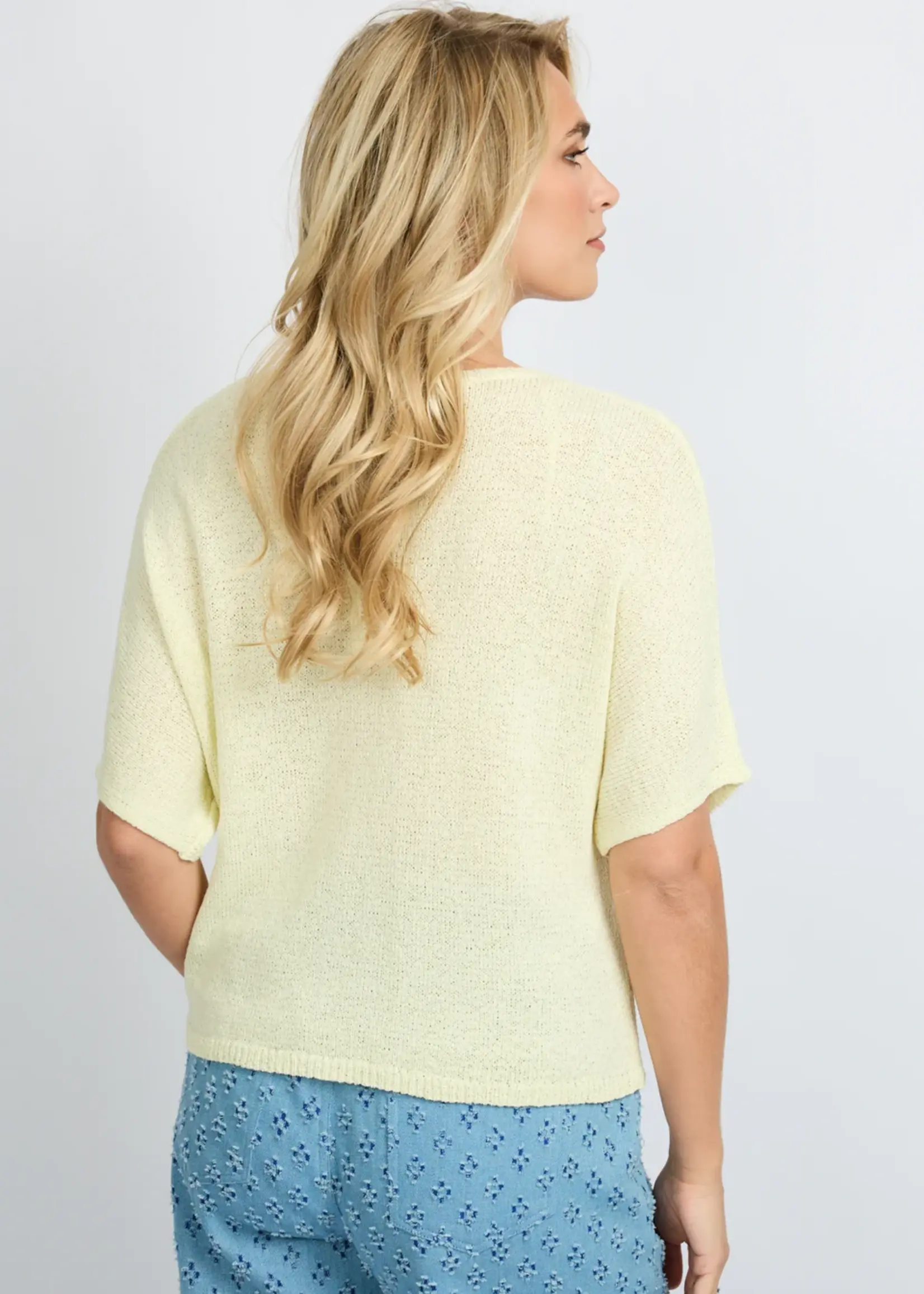 FLURESK Niala Knitting Top Vanilla