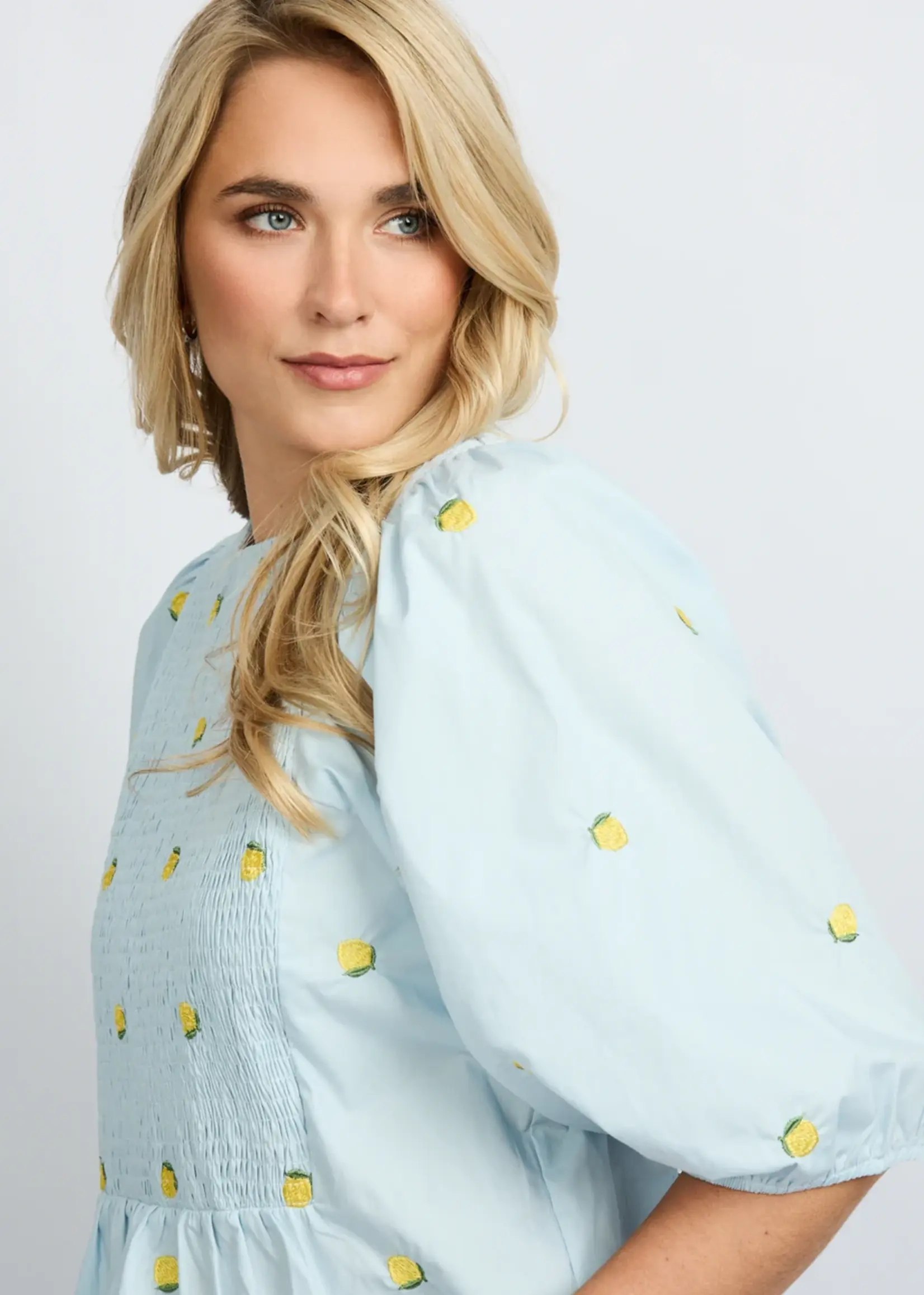 FLURESK Salsita Top Light Blue