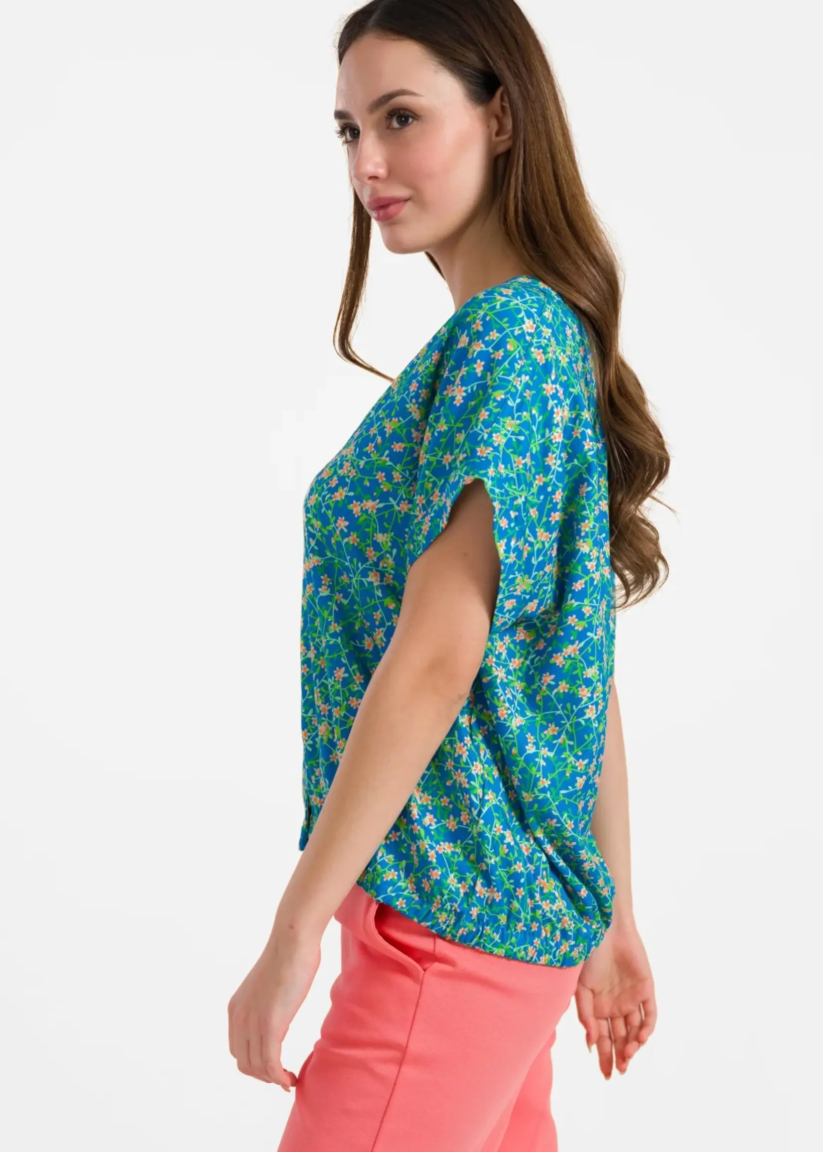 LaLamour Evy Blouse Short Sleeve Cherry Blossom