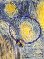 Set van Gogh - sjaal en Cubes ketting