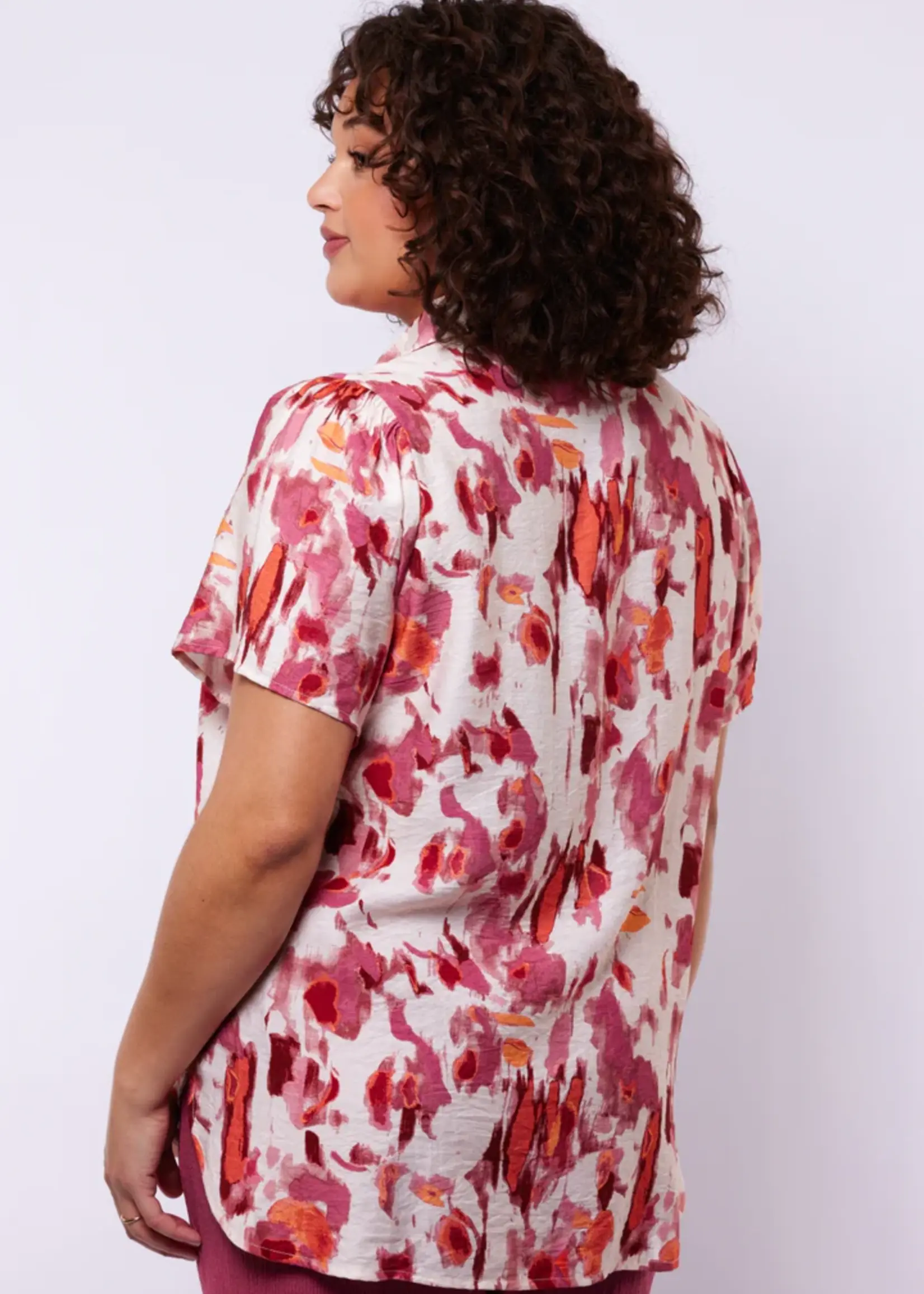 Exxcellent Bellamy Blouse Sand/Grape