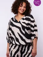 Exxcellent Aubriana Top Sand/Black