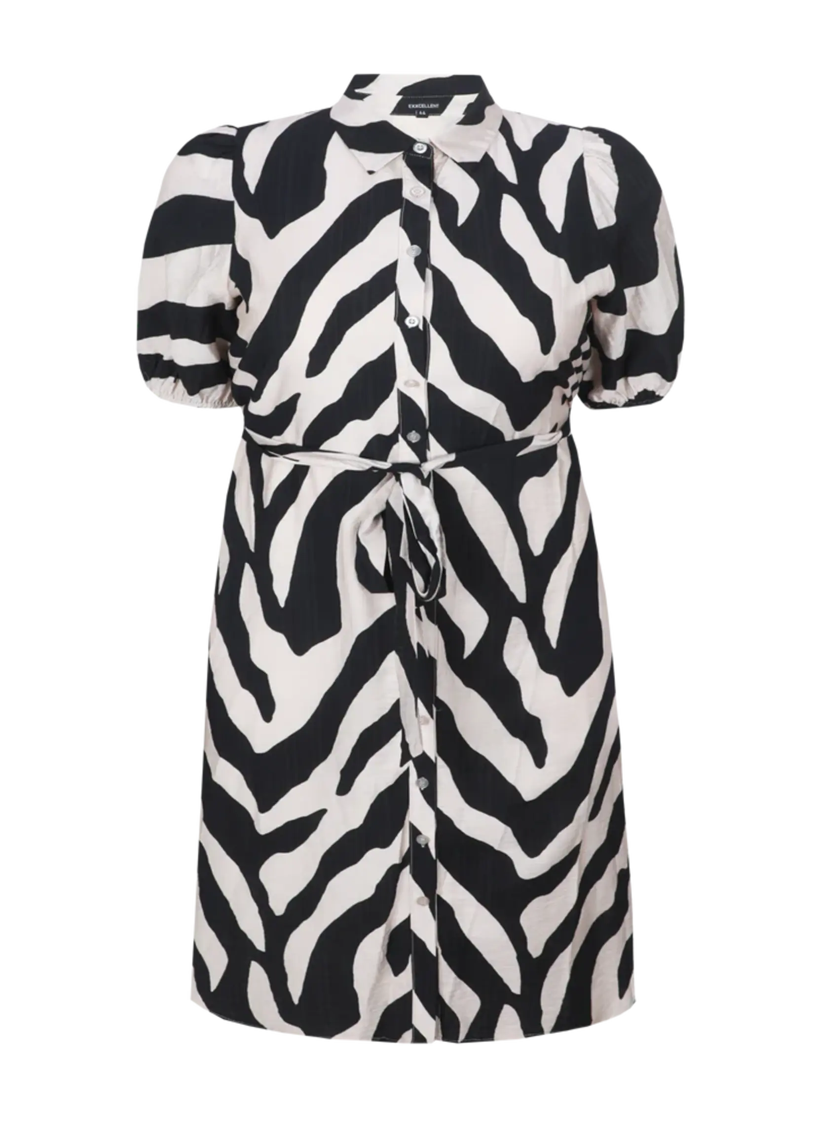 Exxcellent Anniston Dress Sand/Black