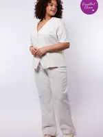 Exxcellent Izara Pants Sand/Offwhite