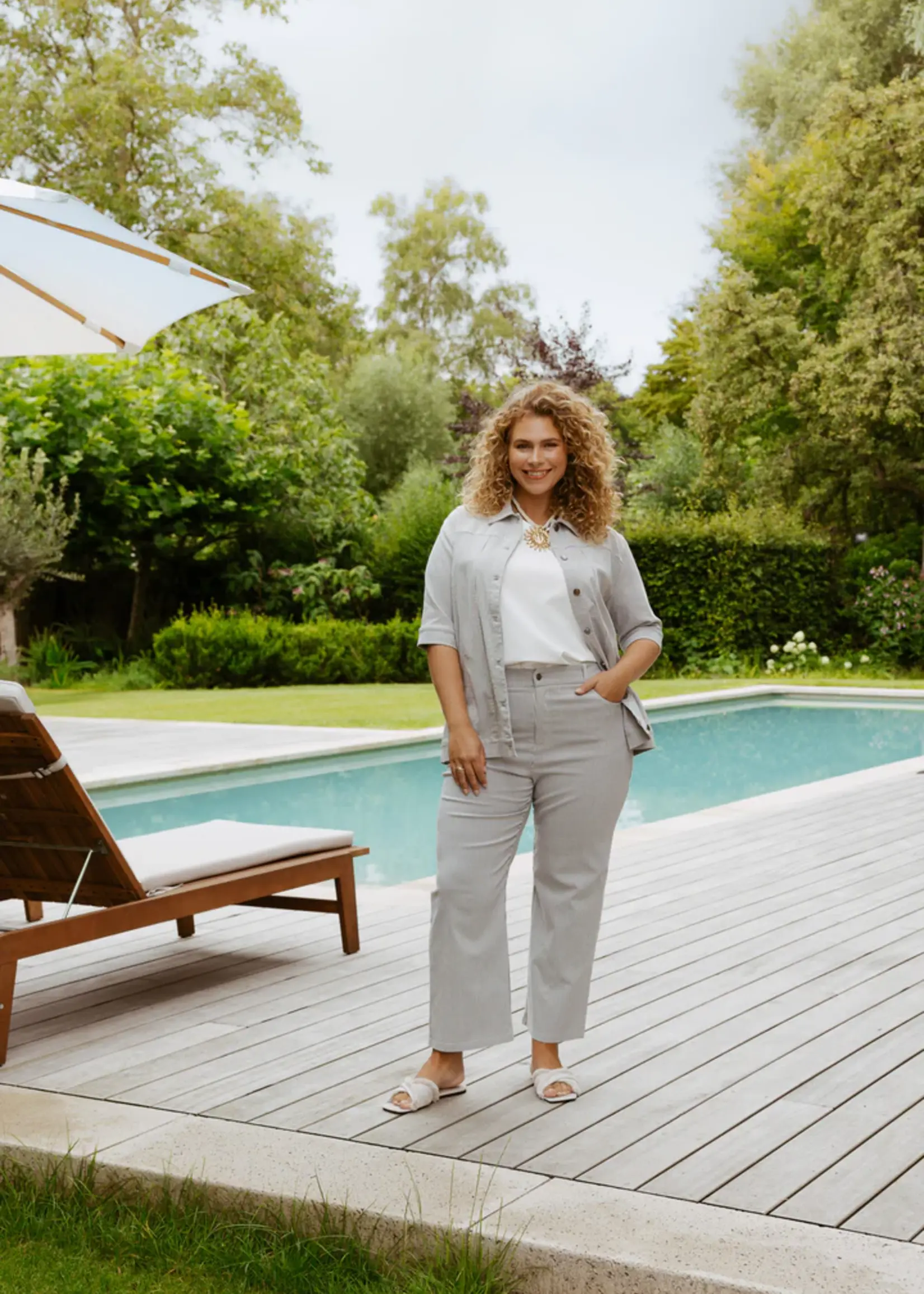 Exxcellent Hartley Pants Sand/Black