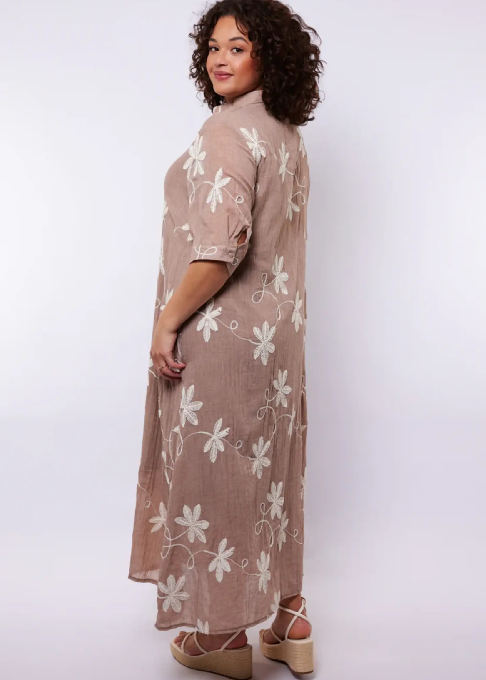 Exxcellent Lilith Dress Latte/Sand