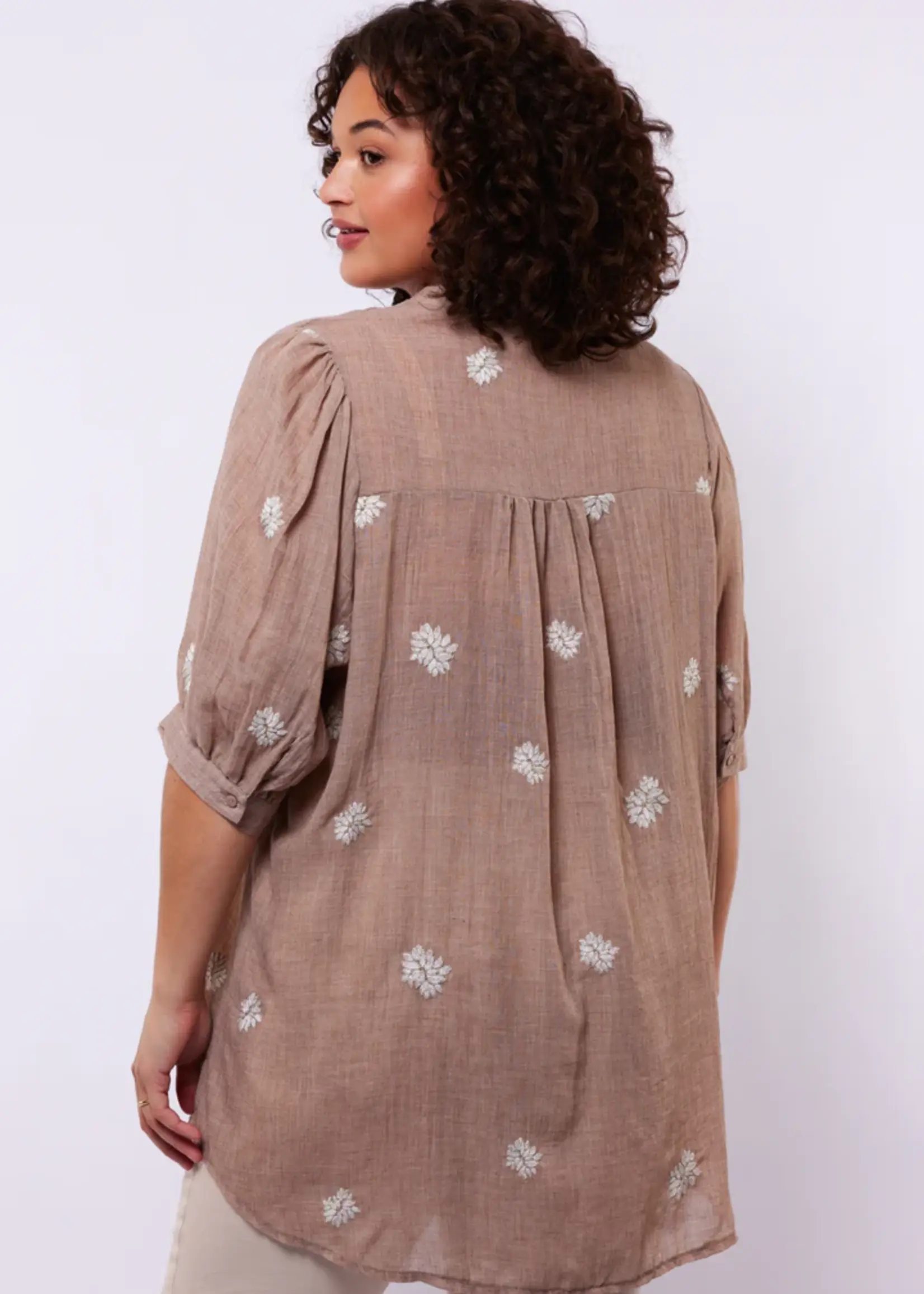 Exxcellent Khloe Knit Pullover Latte/Sand