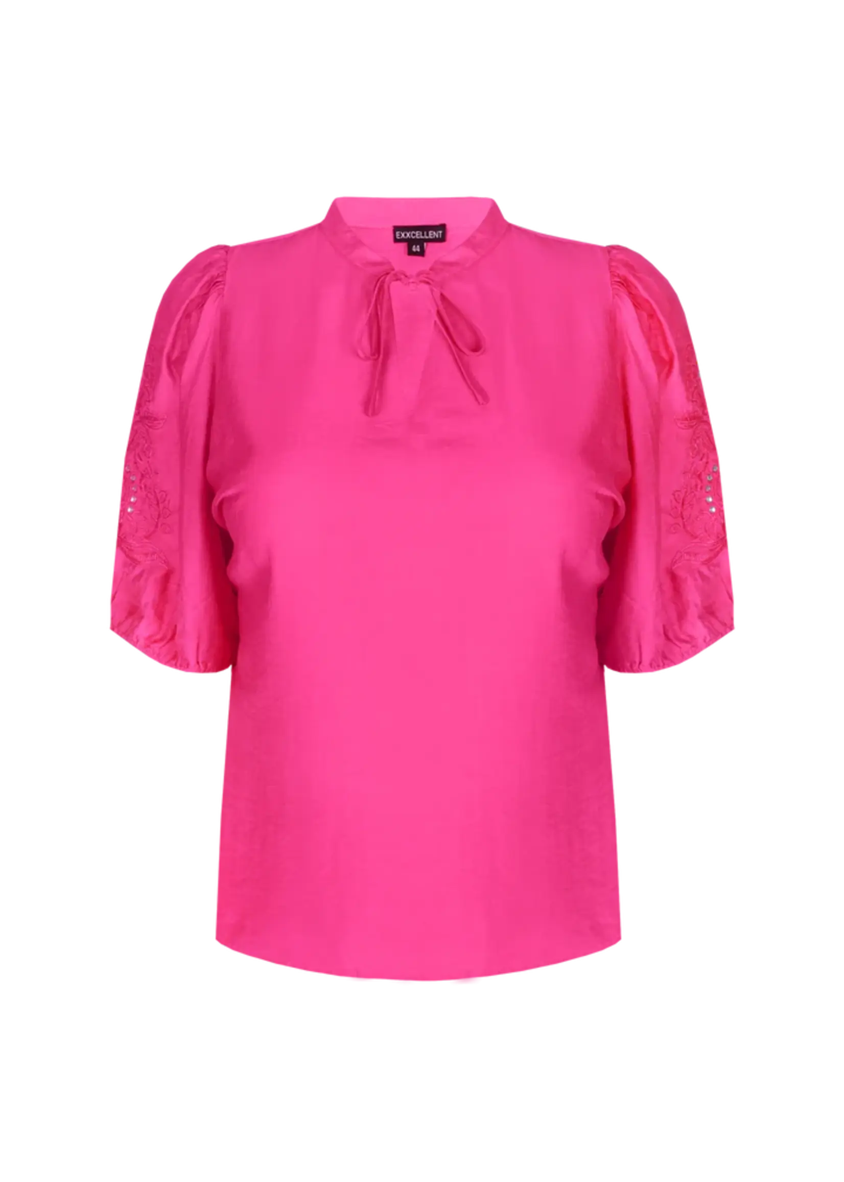 Exxcellent Cambrie Top Hibiscus (laatste maat 42)