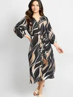 C&S The Label Dacia Dress Black/Latte