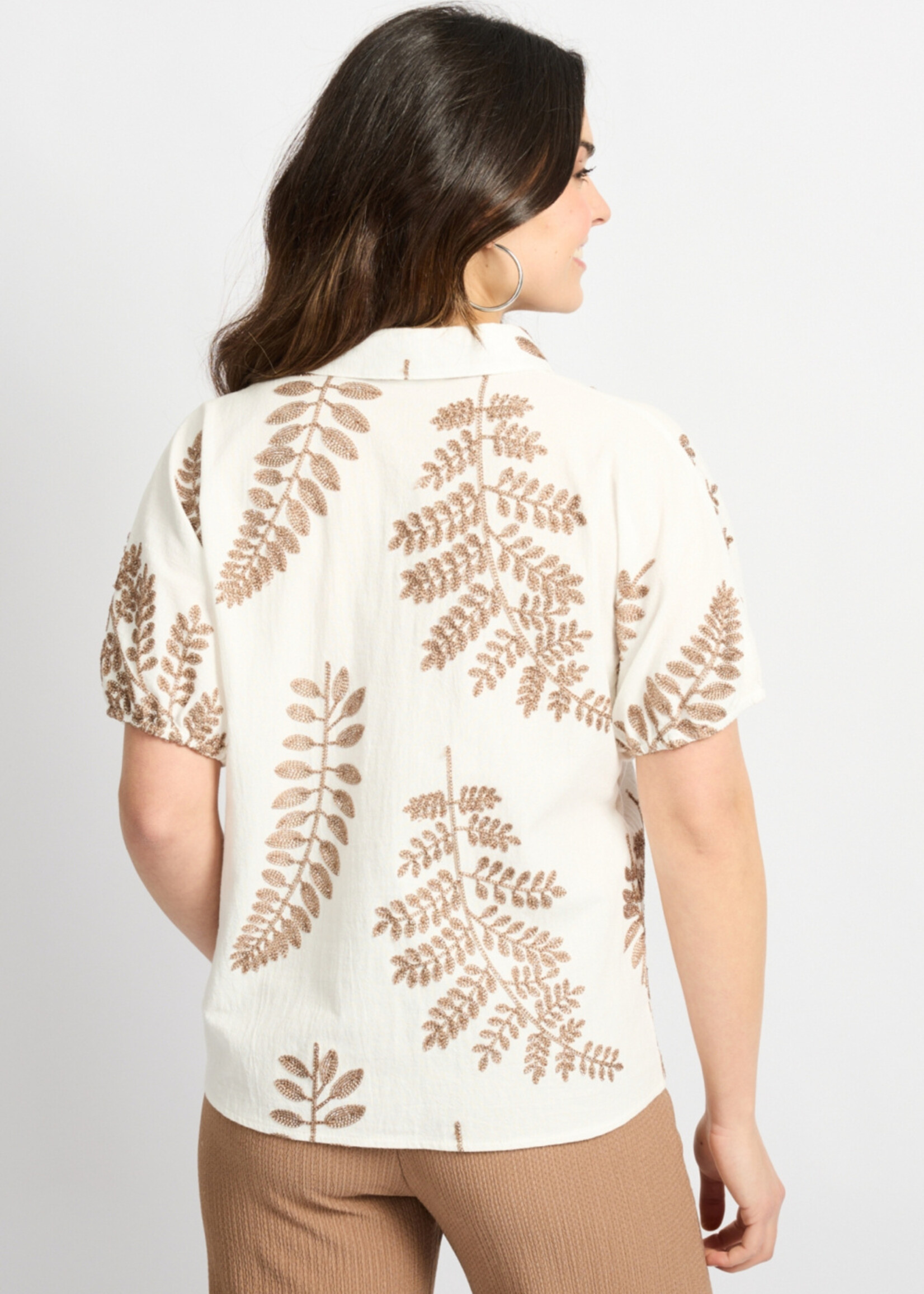 C&S The Label Lina Blouse Offwhite