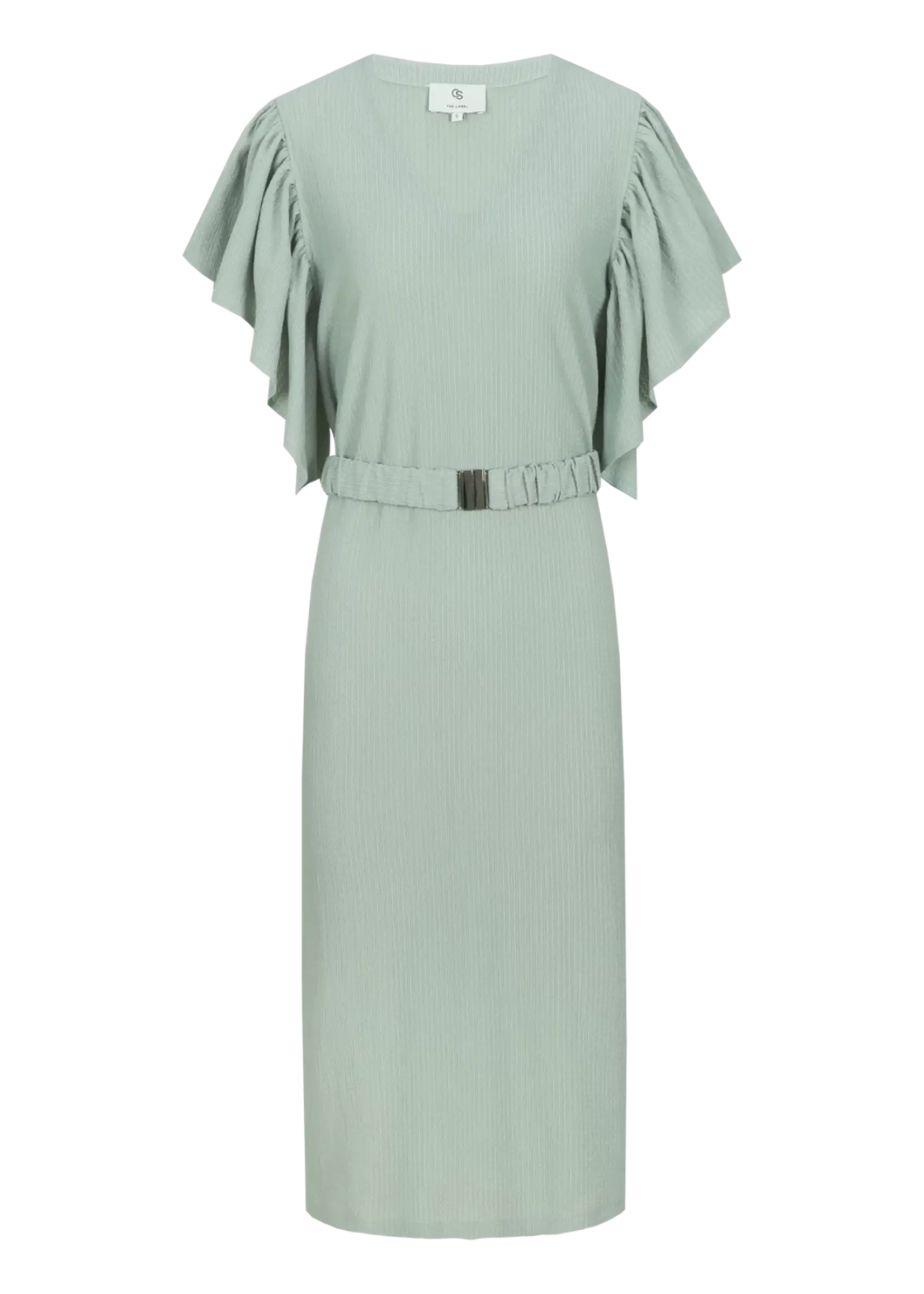C&S The Label Daisy Dress Willow Green
