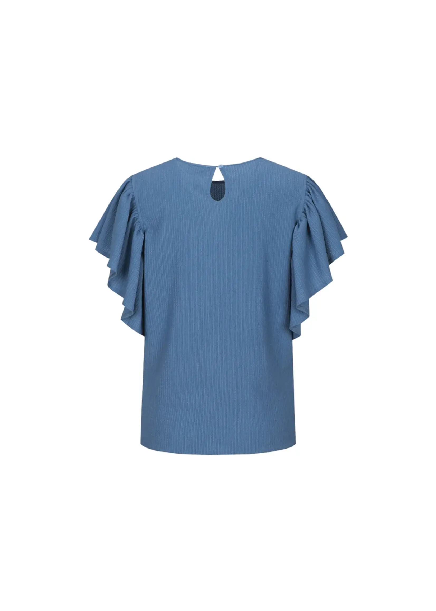 C&S The Label Tilda Top Dusty Blue