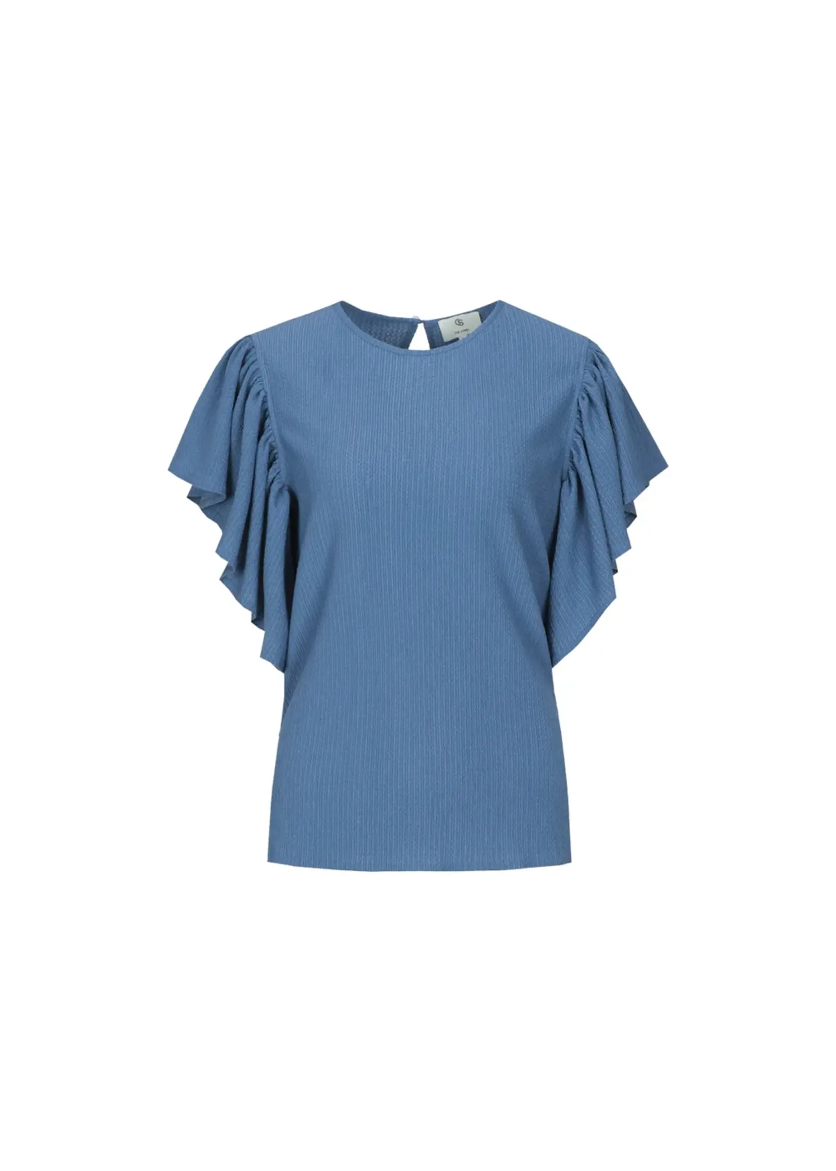 C&S The Label Tilda Top Dusty Blue
