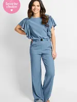 C&S The Label Presem Pants Dusty Blue