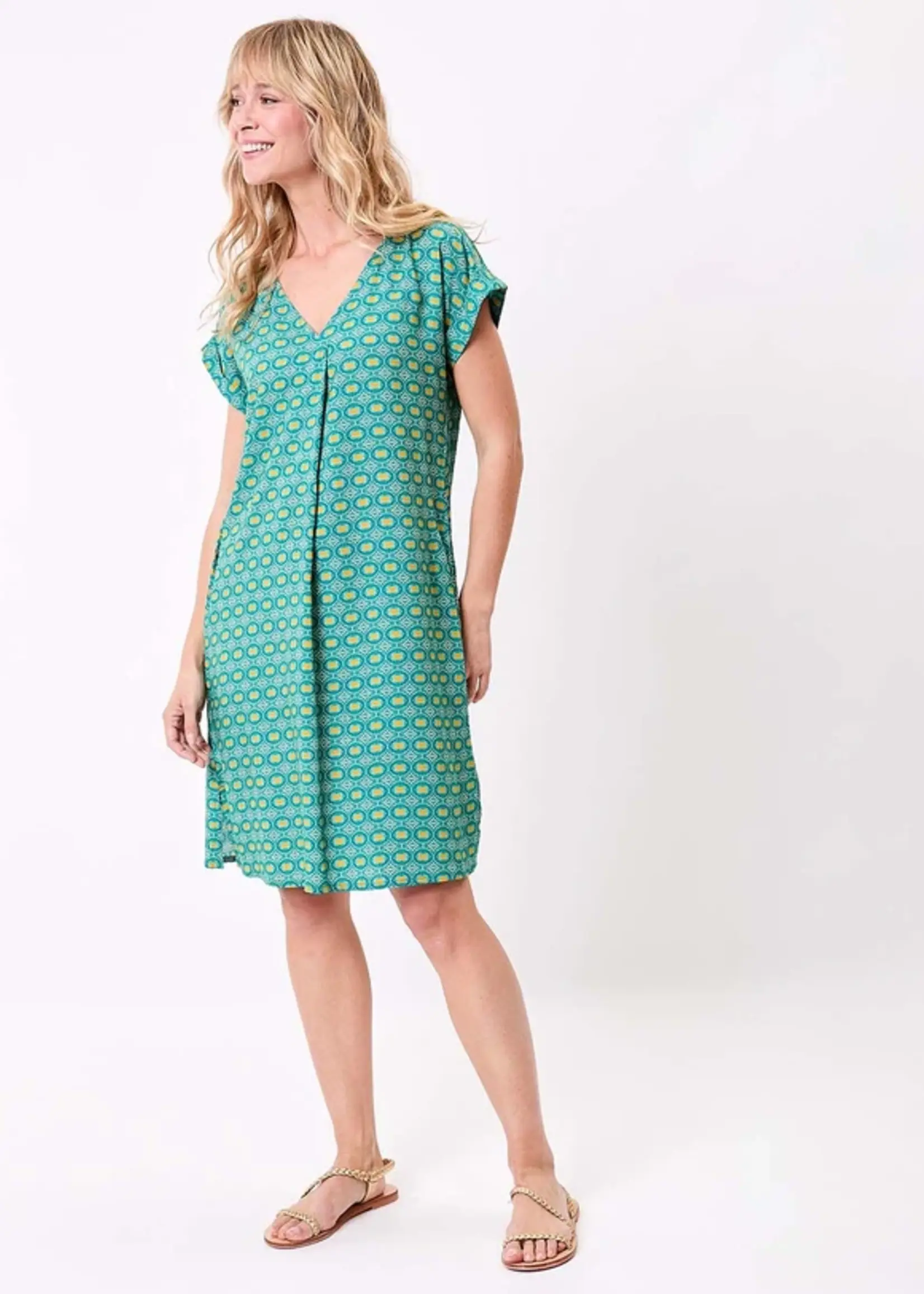 LA FIANCEE Jurk Tatu Aksana Celadon