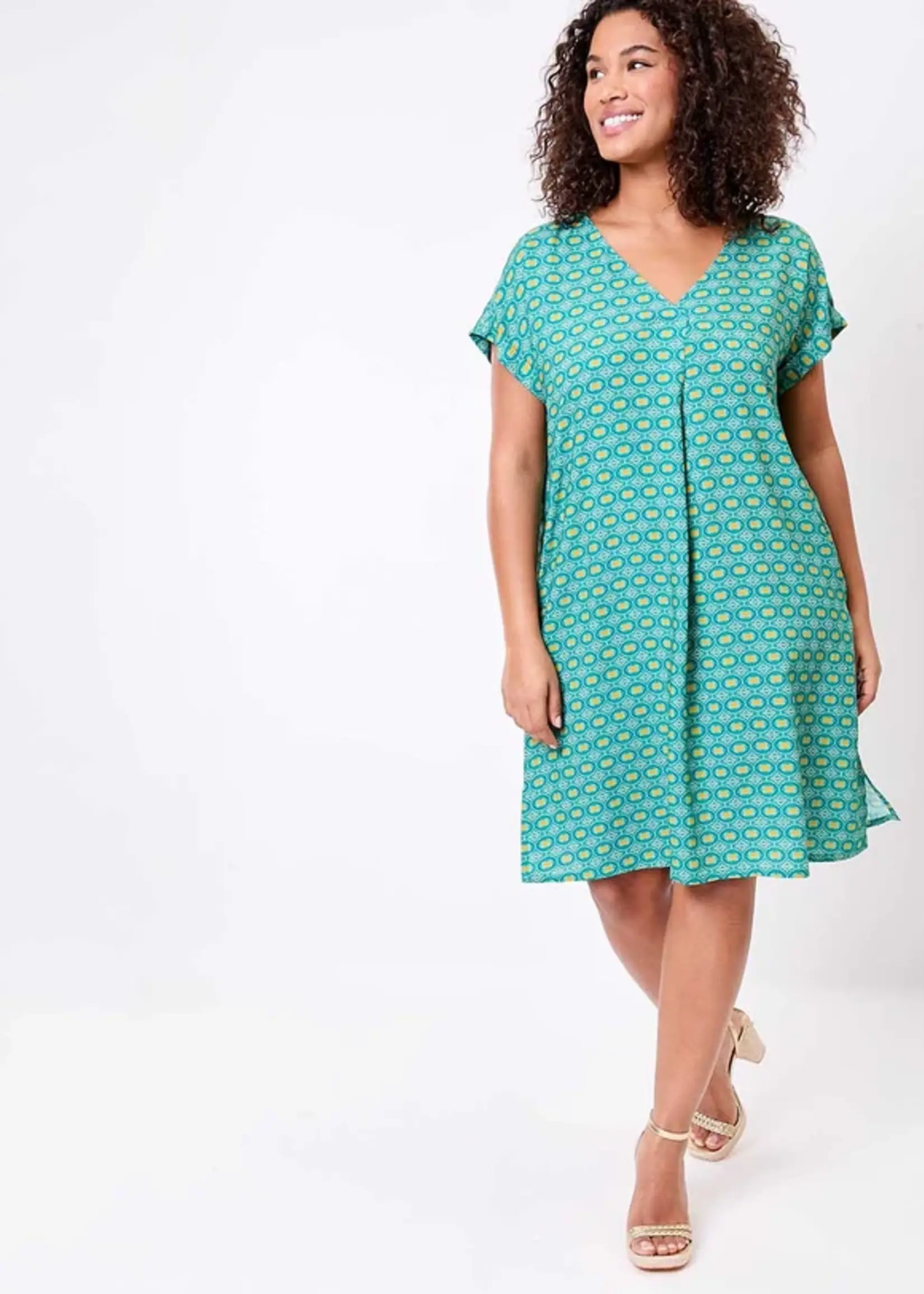 LA FIANCEE Jurk Tatu Aksana Celadon