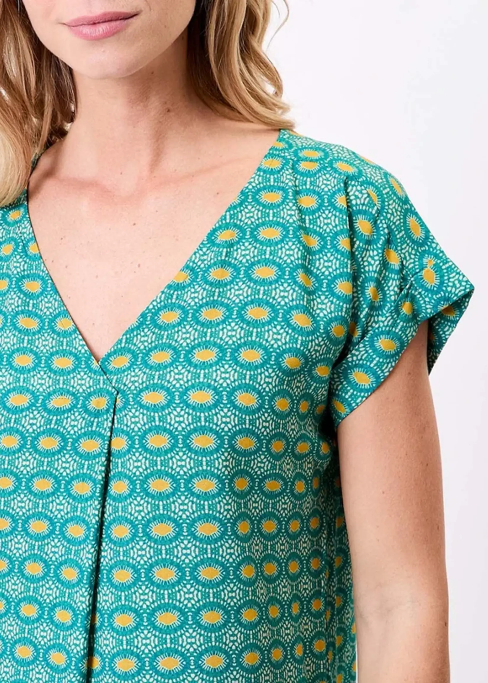 LA FIANCEE Jurk Tatu Aksana Celadon