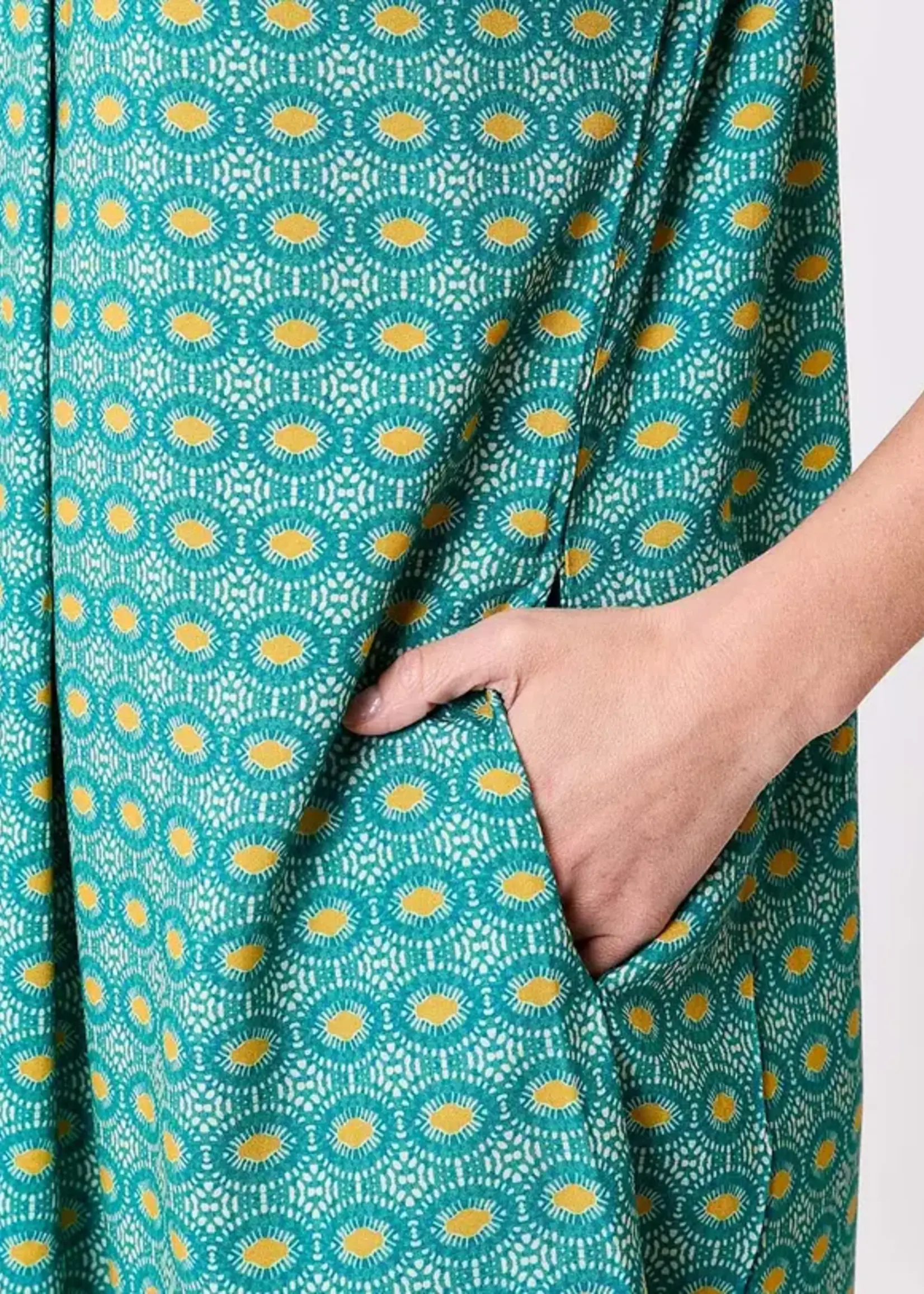 LA FIANCEE Jurk Tatu Aksana Celadon