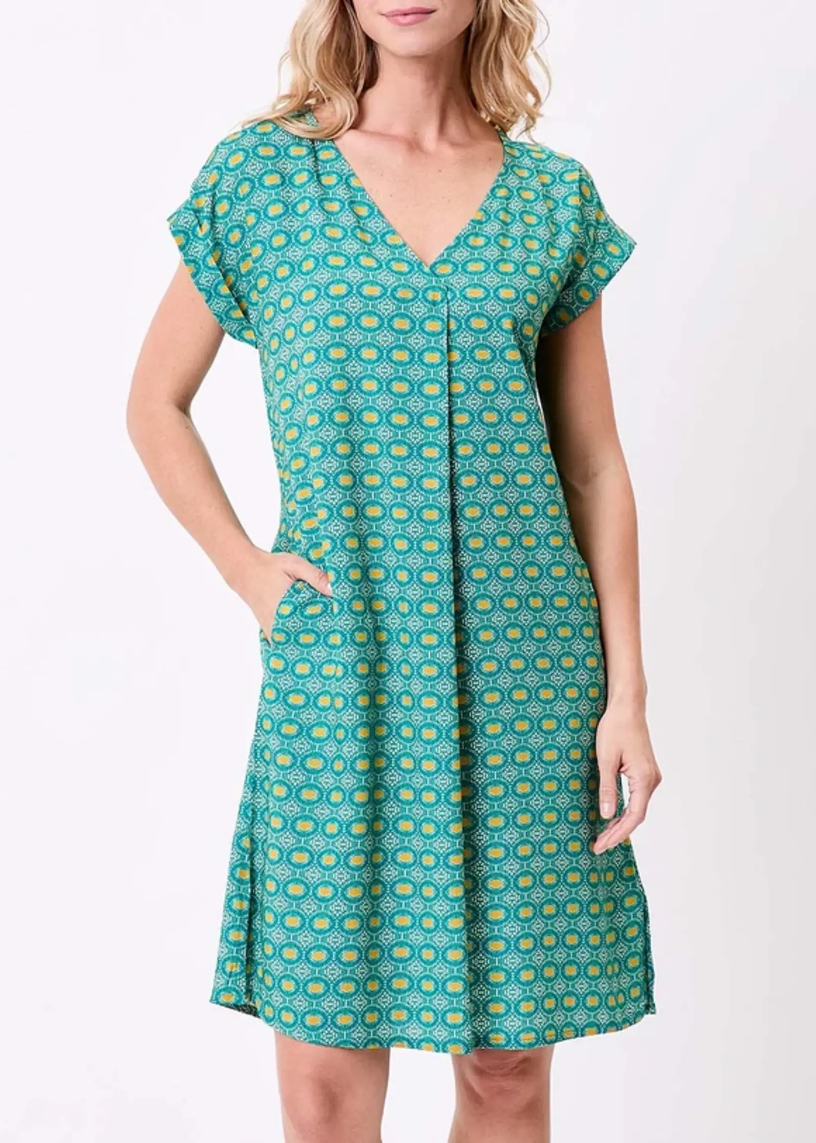 LA FIANCEE Jurk Tatu Aksana Celadon