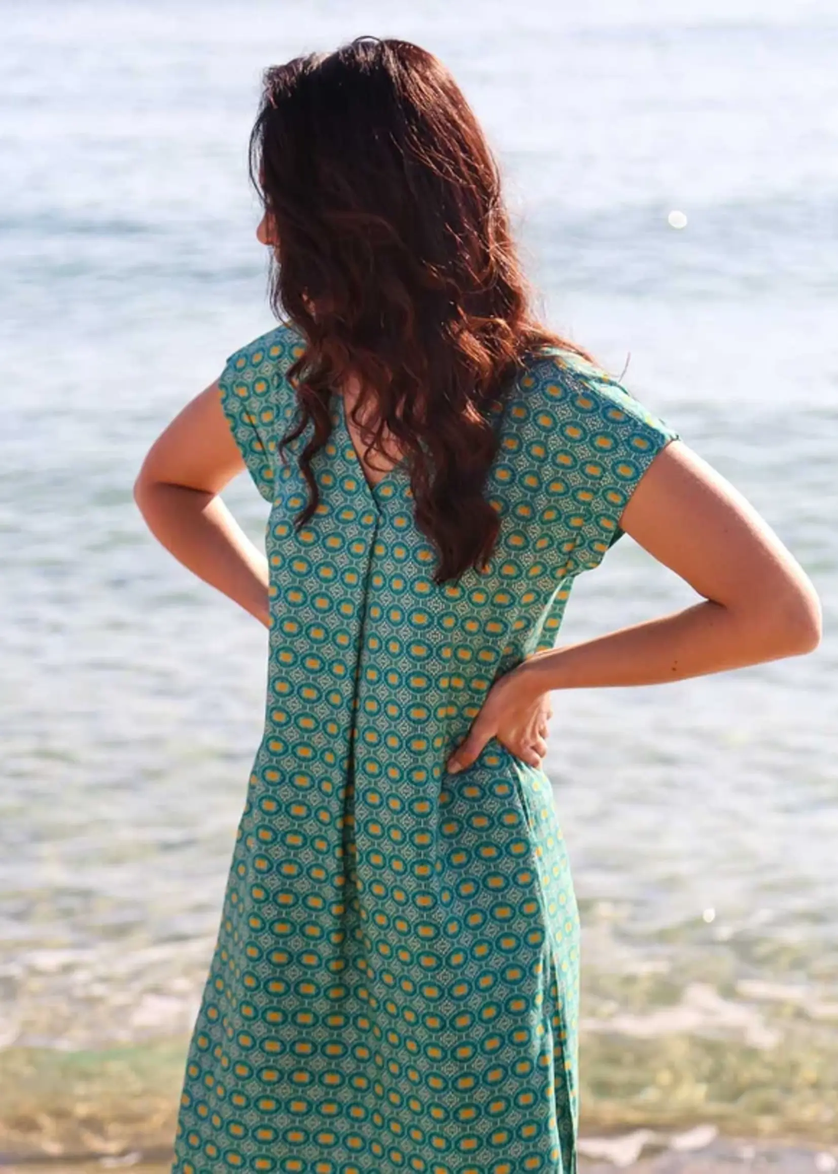 LA FIANCEE Jurk Tatu Aksana Celadon