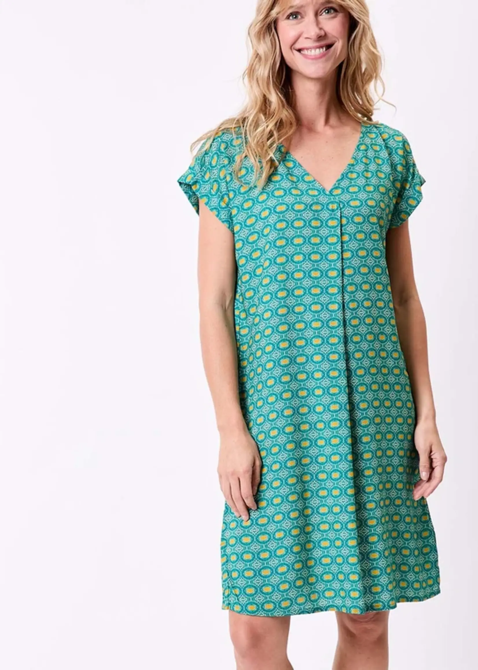 LA FIANCEE Jurk Tatu Aksana Celadon