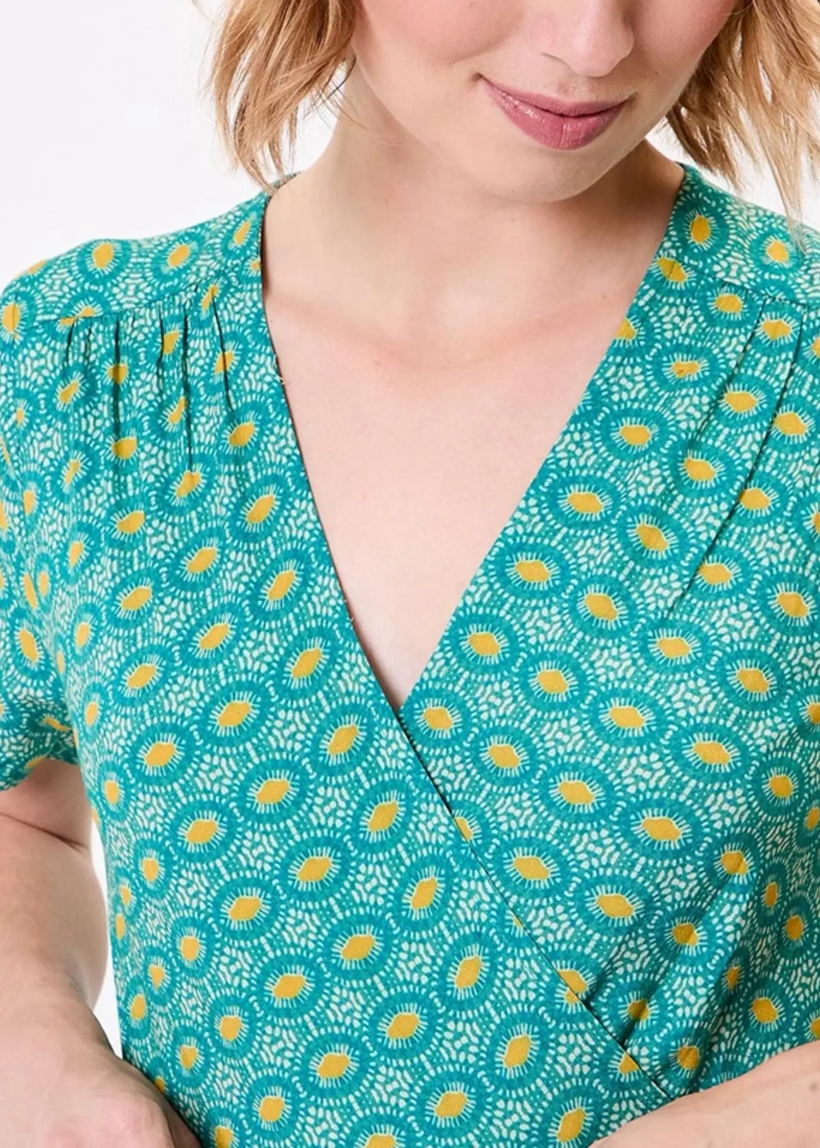 LA FIANCEE Jurk Yolanda Aksana Celadon