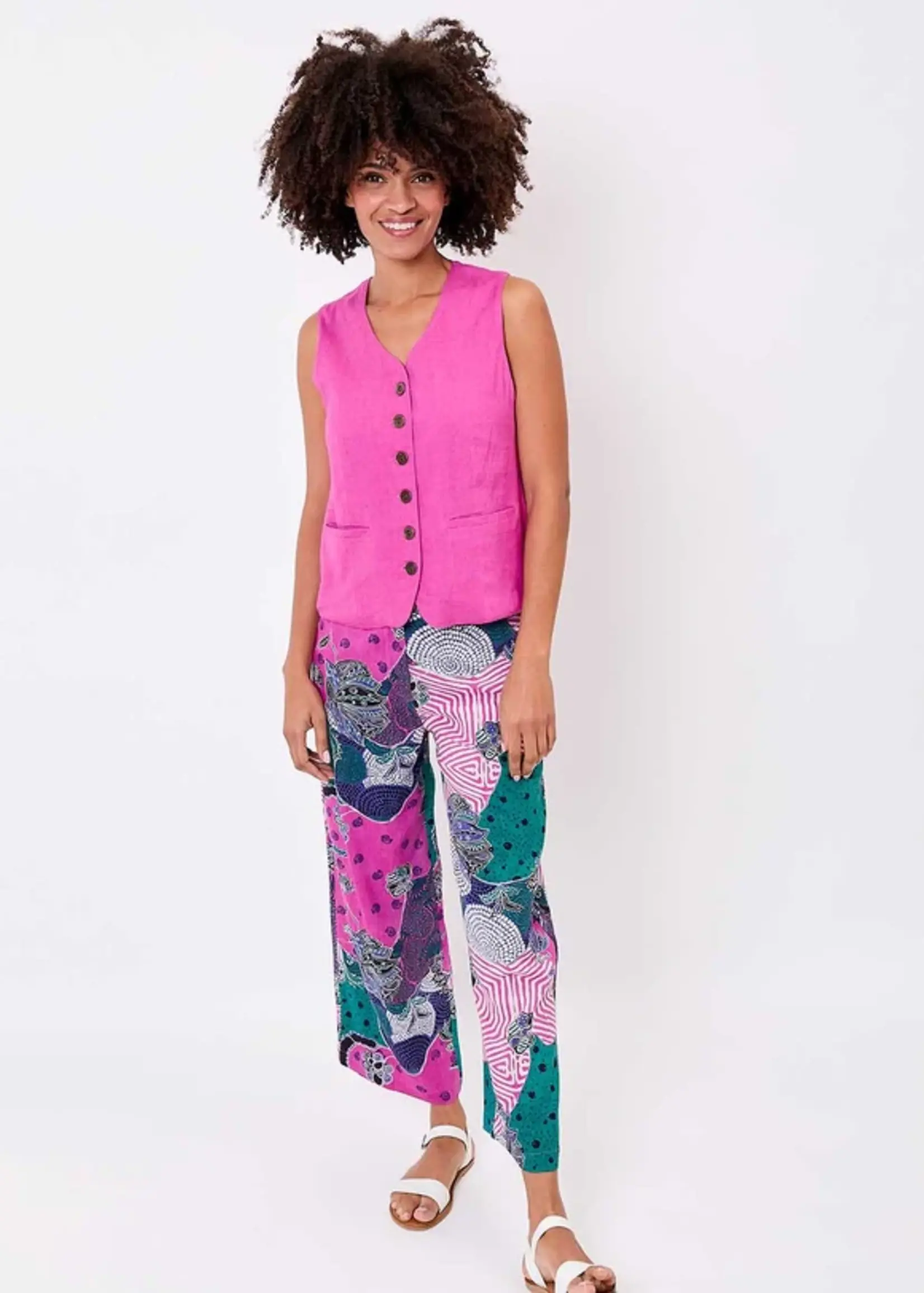 LA FIANCEE Gilet Quinga Dahlias