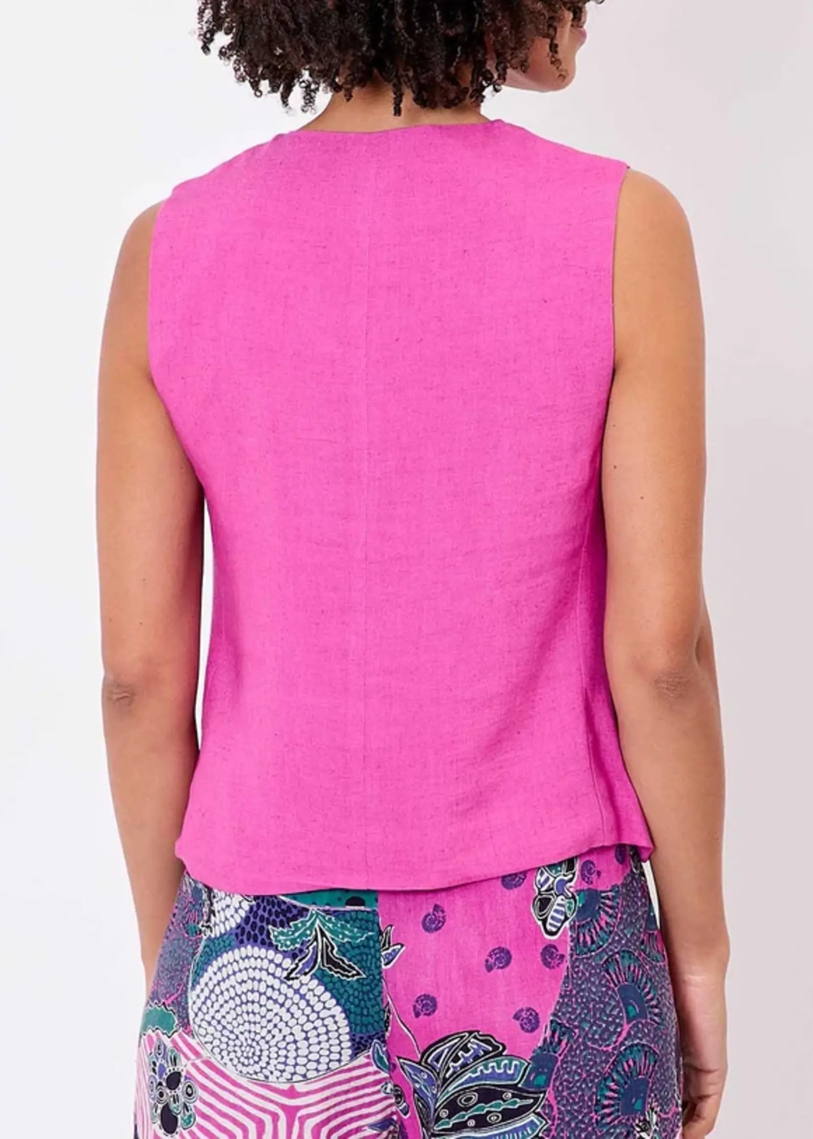 LA FIANCEE Gilet Quinga Dahlias