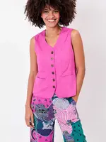 LA FIANCEE Gilet Quinga Dahlias