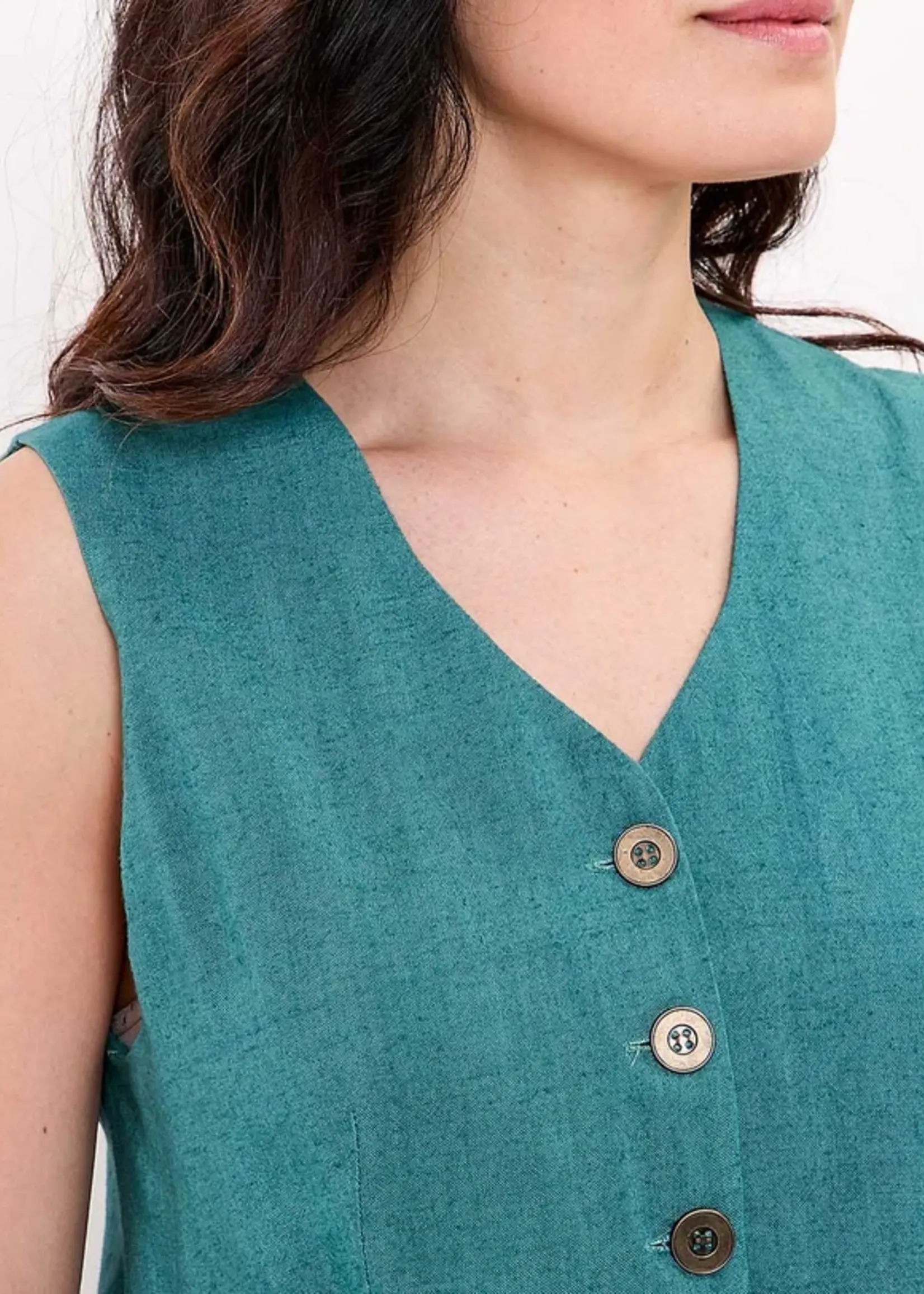 LA FIANCEE Gilet Quinga Mer