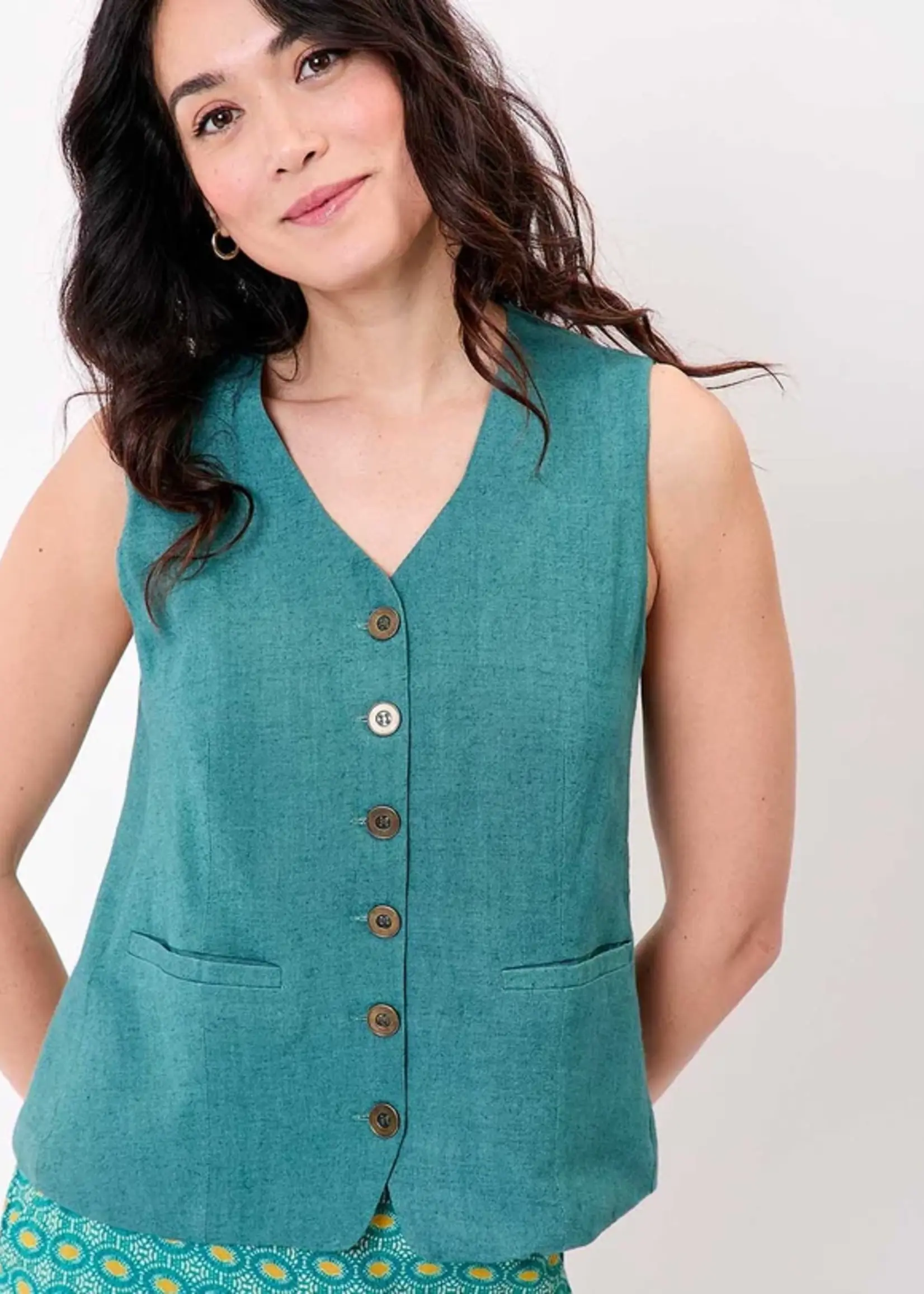 LA FIANCEE Gilet Quinga Mer