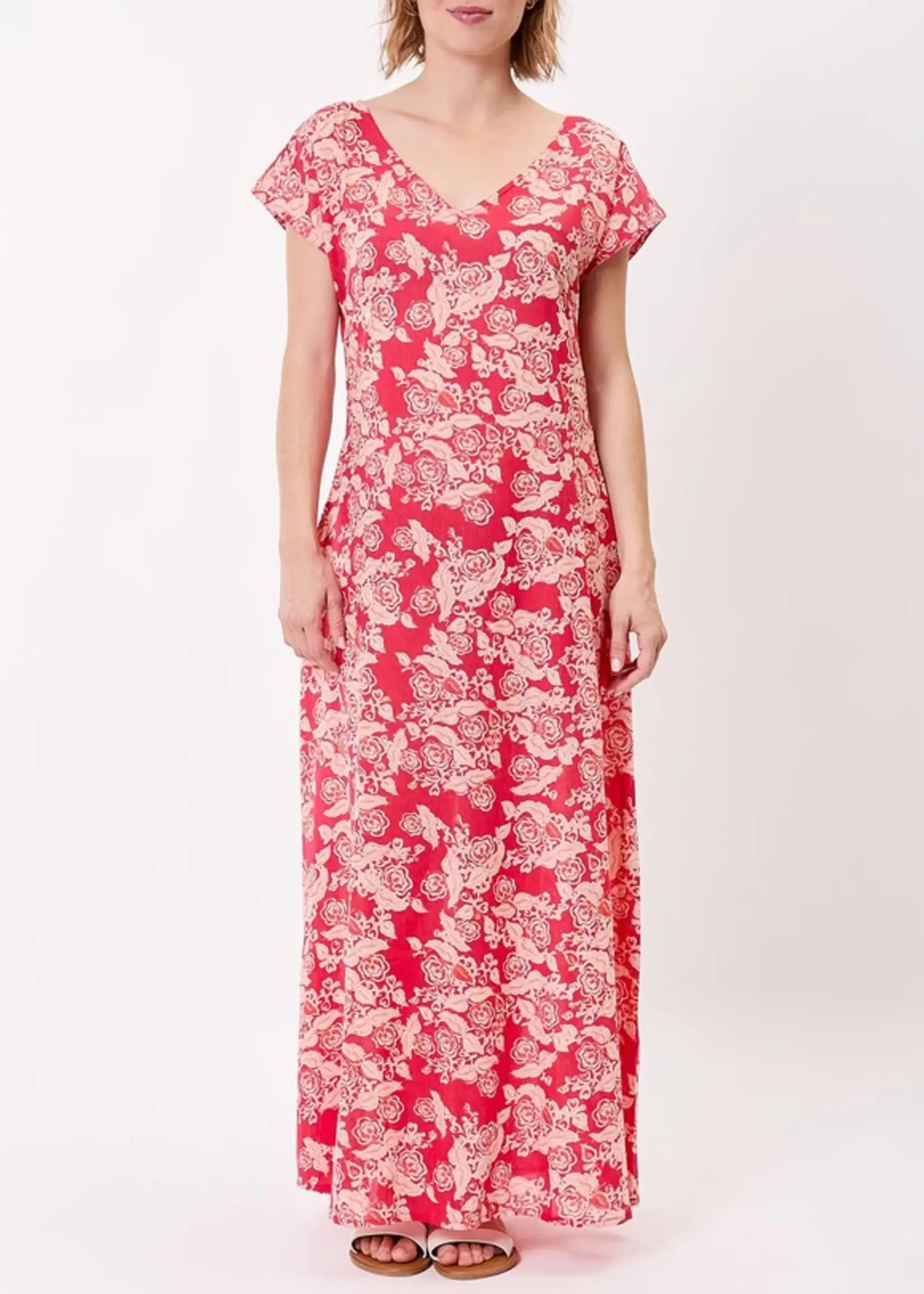 LA FIANCEE Jurk Alaiane Cherimane Framboise