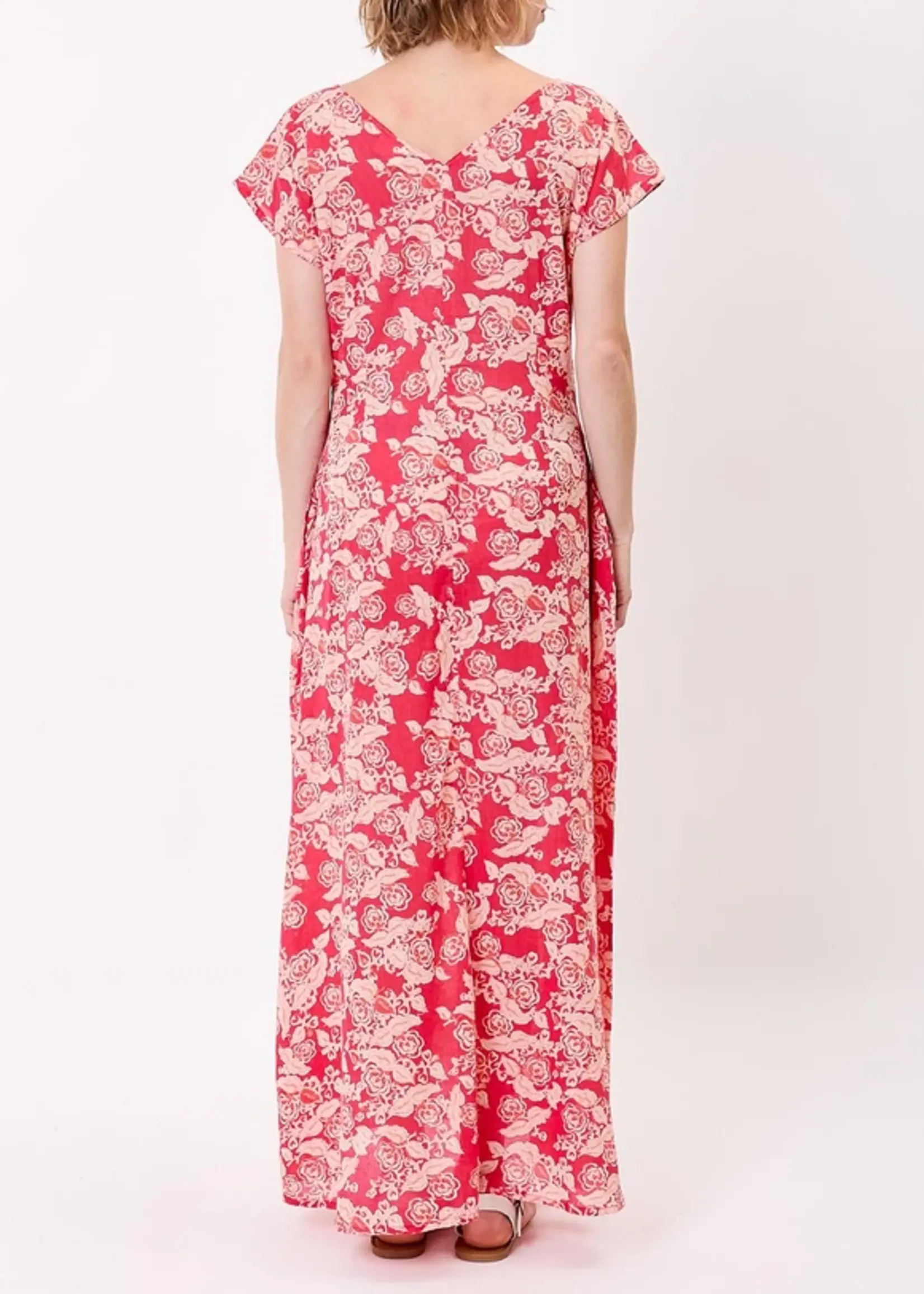 LA FIANCEE Jurk Alaiane Cherimane Framboise