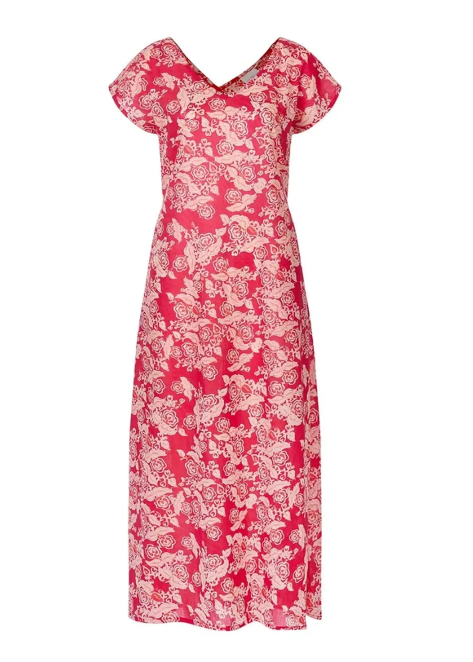 LA FIANCEE Jurk Alaiane Cherimane Framboise