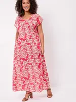 LA FIANCEE Jurk Alaiane Cherimane Framboise