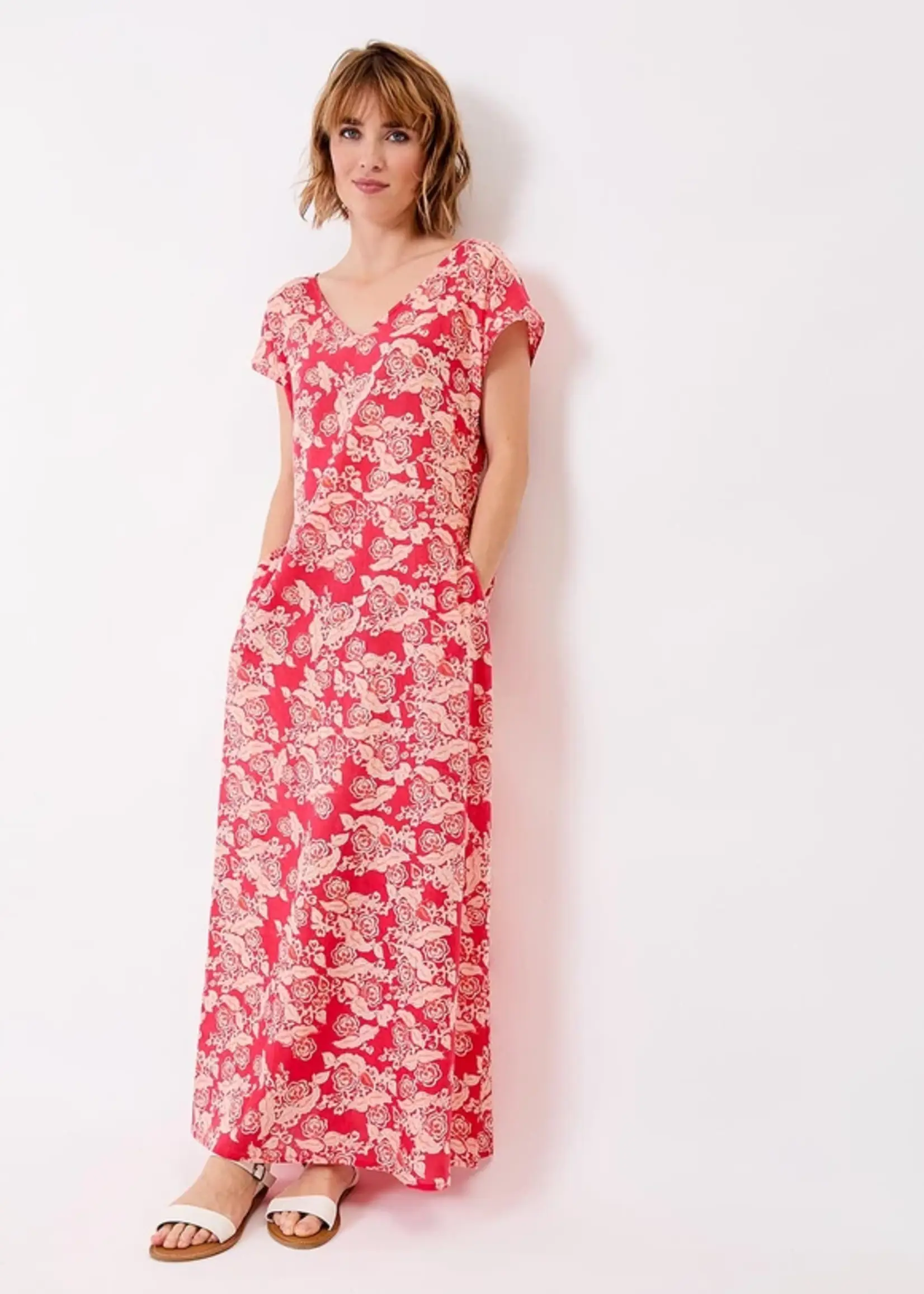 LA FIANCEE Jurk Alaiane Cherimane Framboise