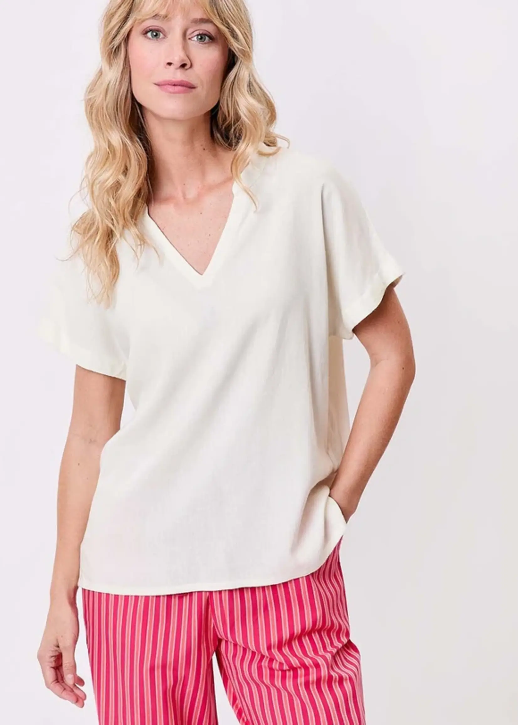 LA FIANCEE Top Faiz Ecru