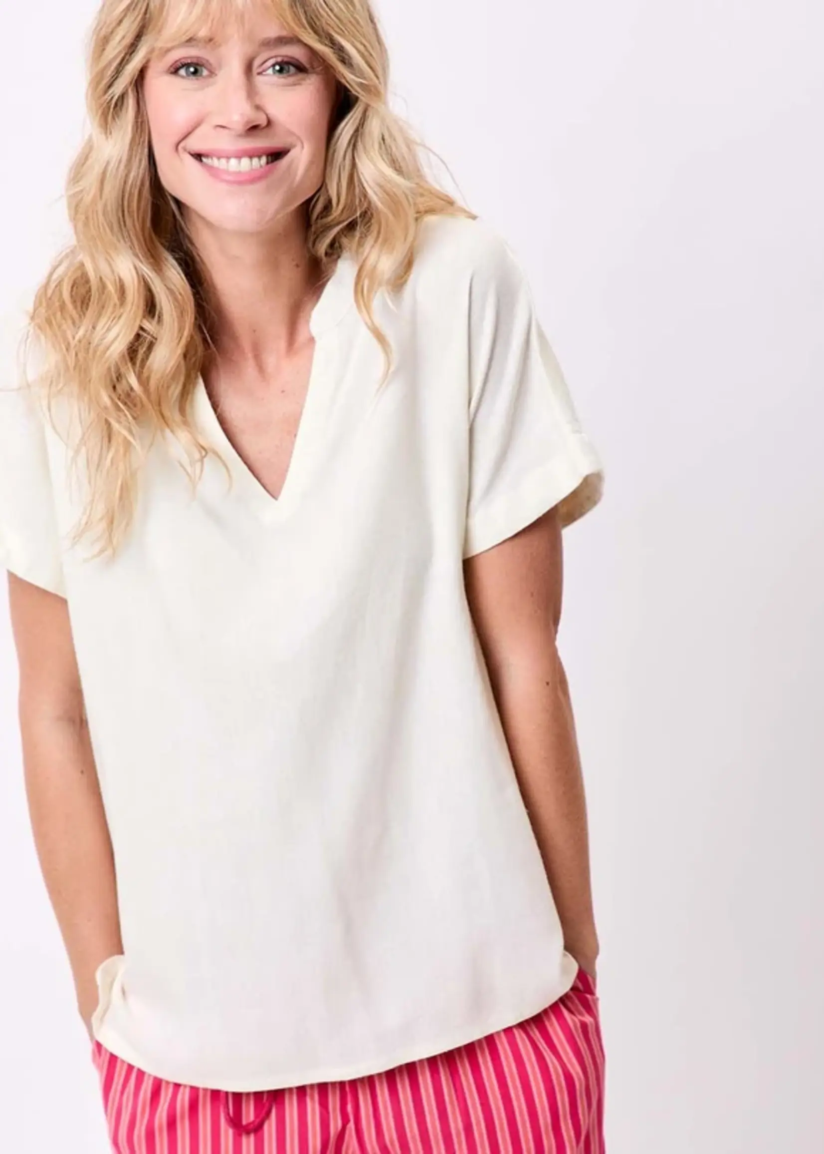 LA FIANCEE Top Faiz Ecru