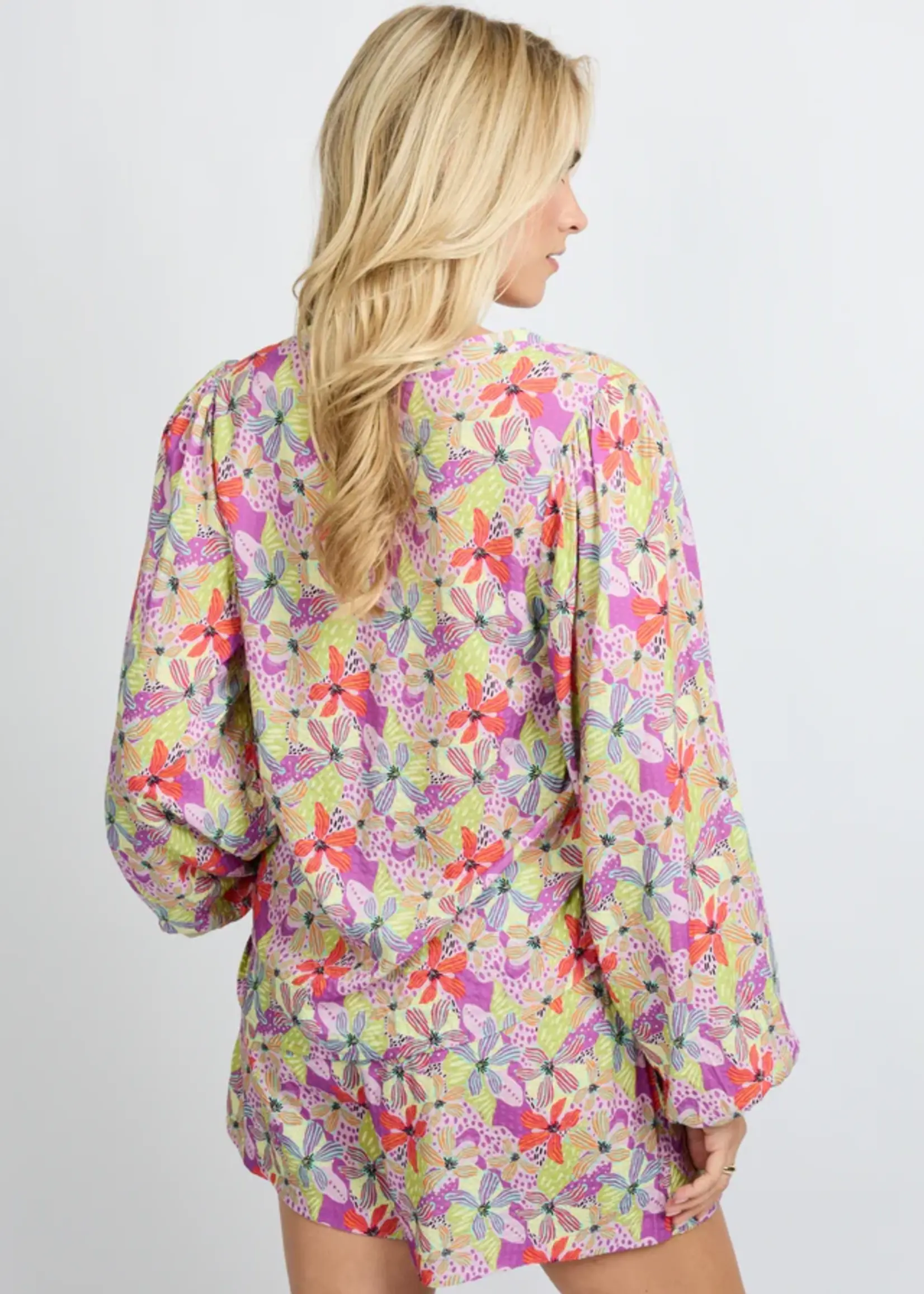 FLURESK Belkis blouse Violet/Orchid Purple