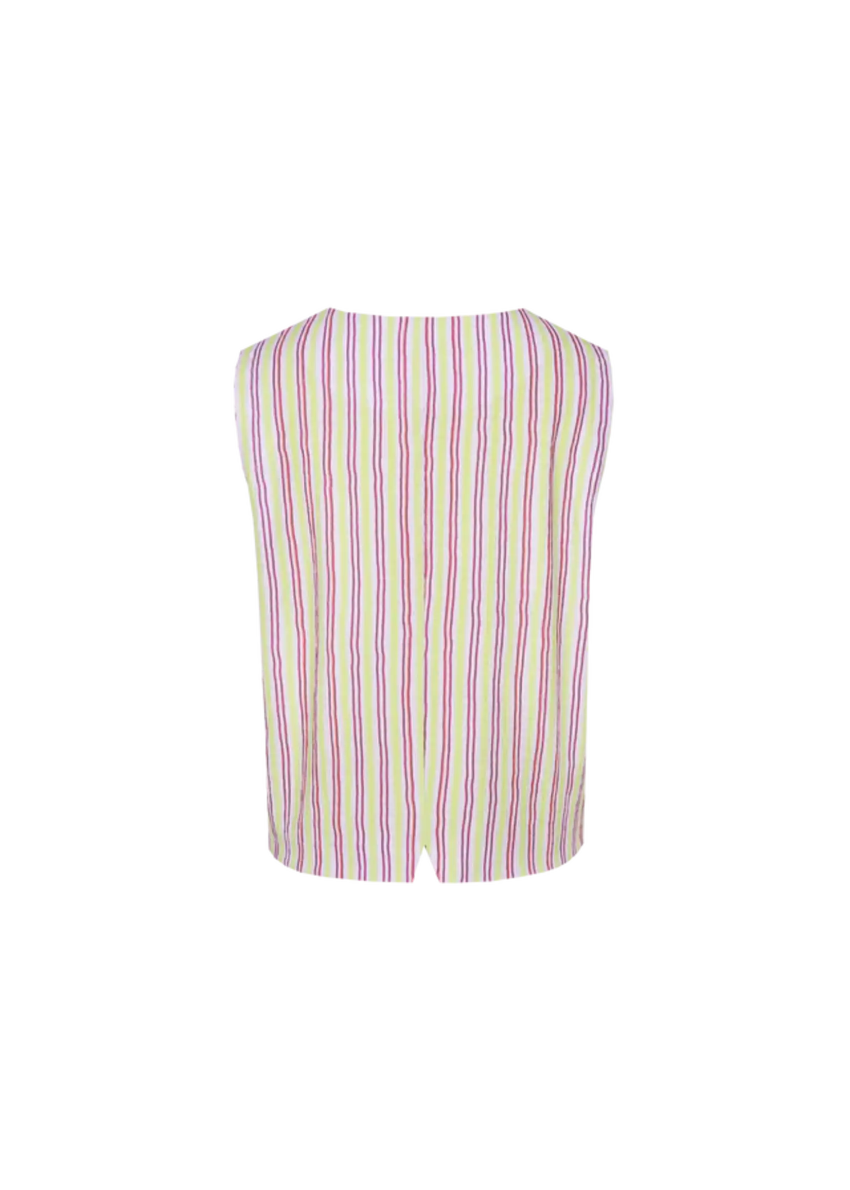 FLURESK Beatriz gilet Orchid Purple/Vivid Pistache