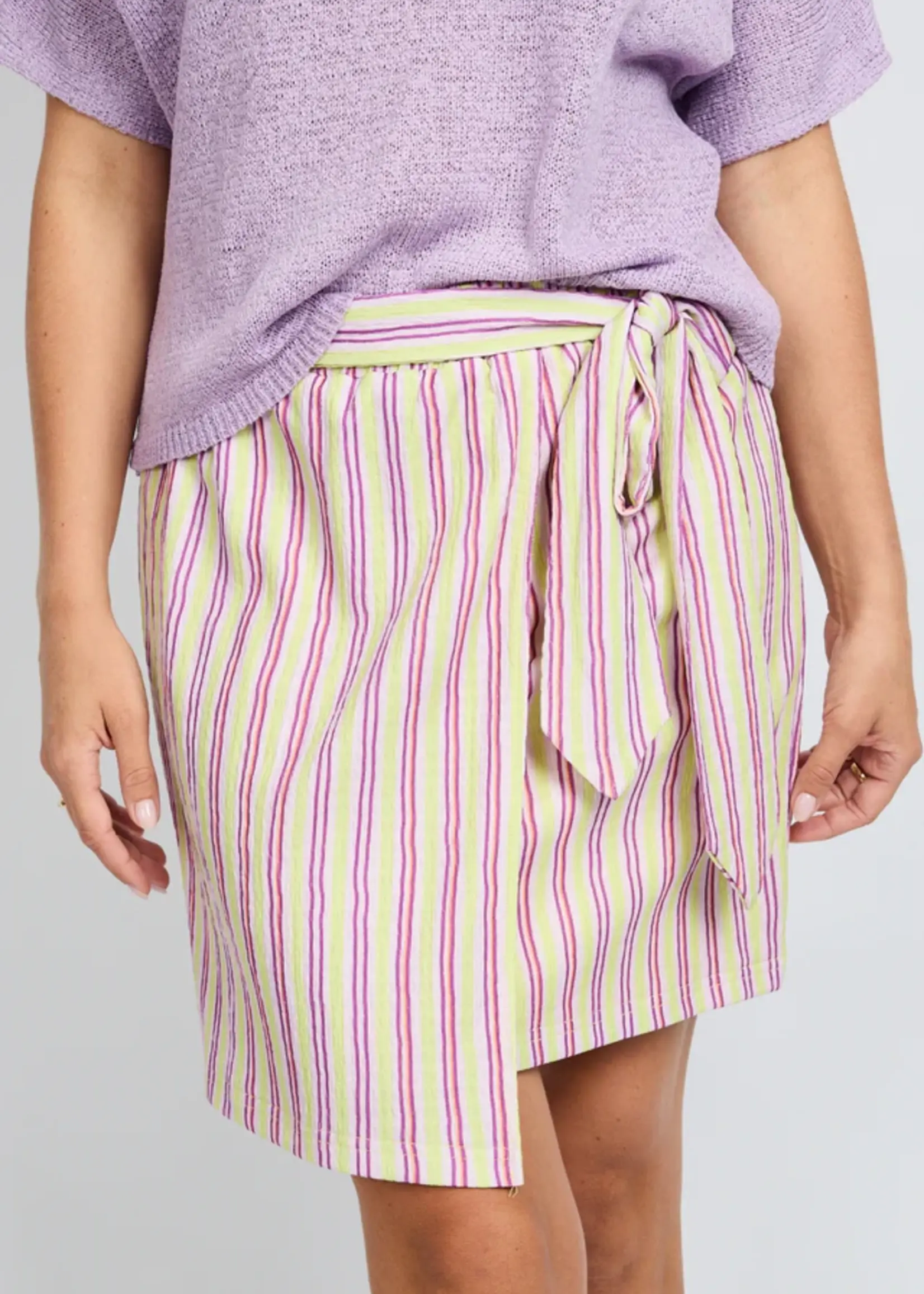 FLURESK Lavinia skirt Orchid Purple/Vivid Pistache