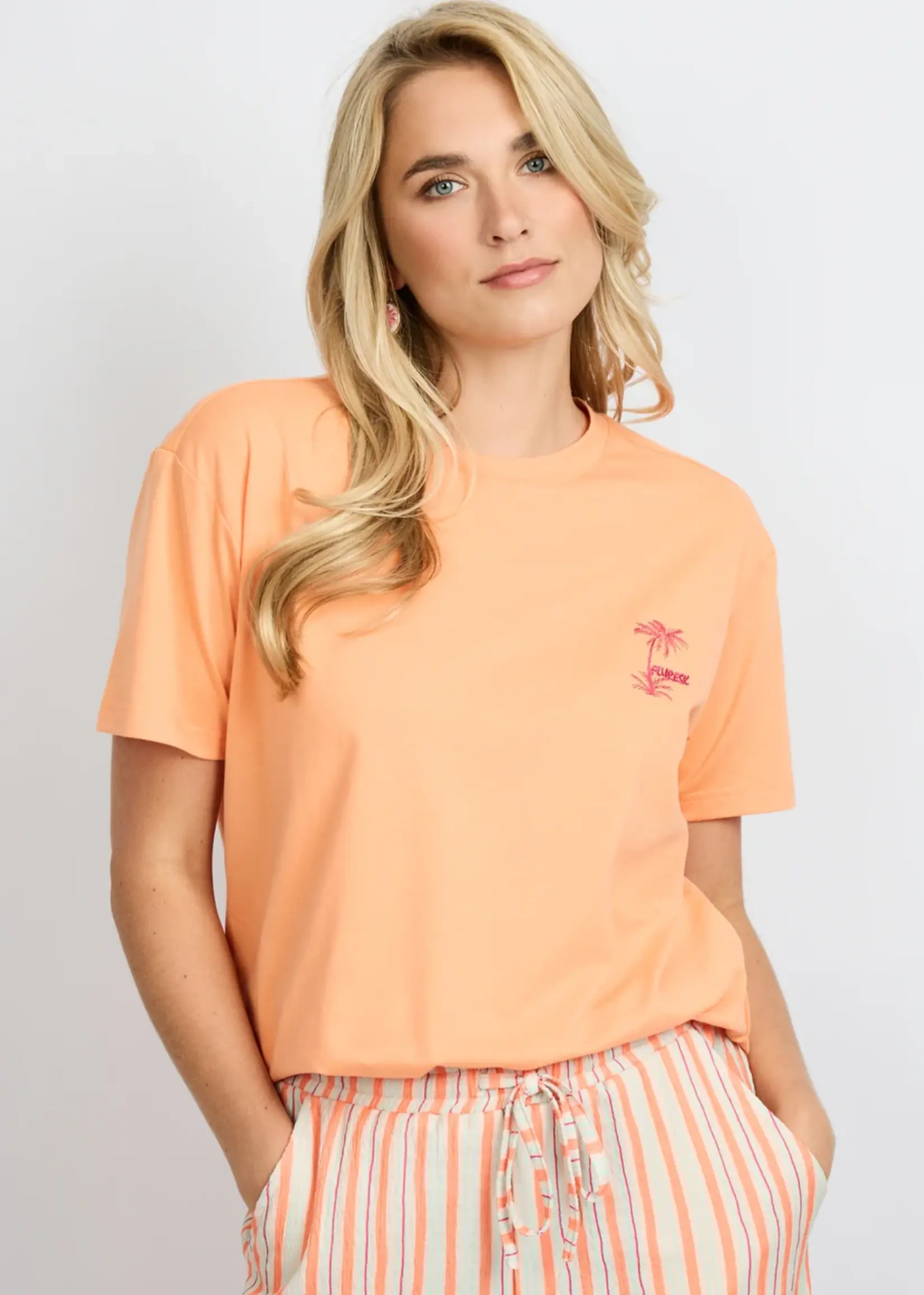 FLURESK Yusmila T-Shirt Saffron Orange