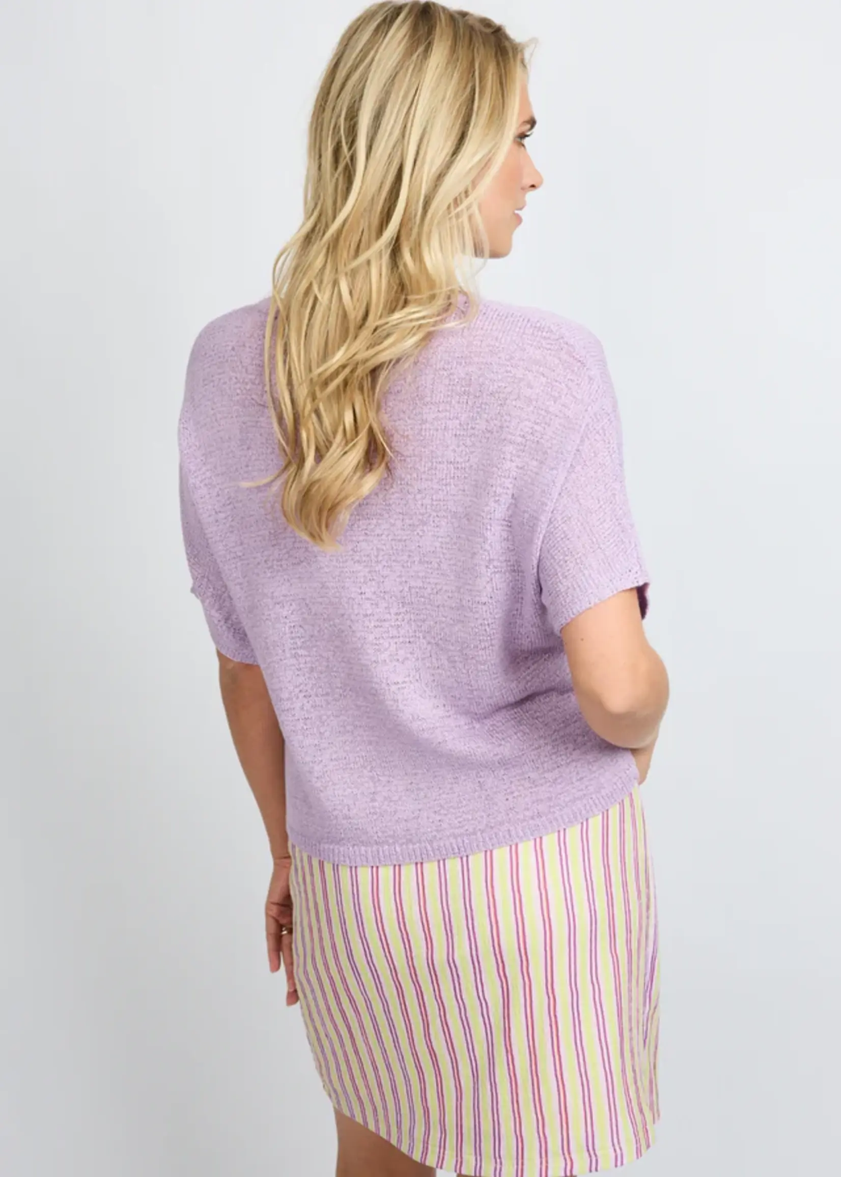 FLURESK Niala Knitting Top Orchid Purple