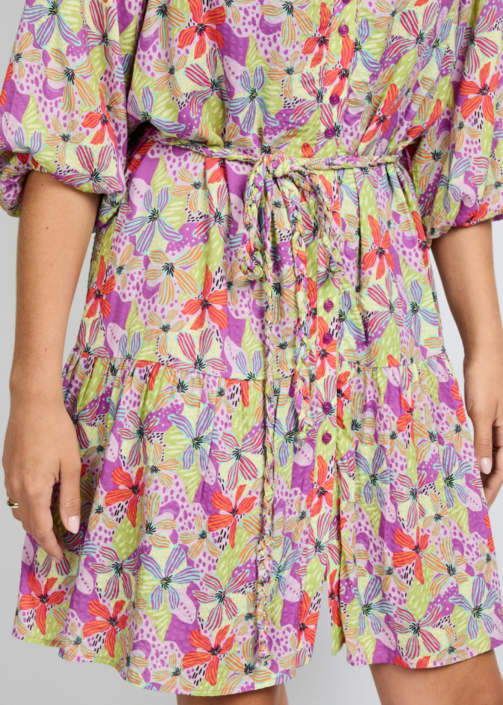 FLURESK Leticia dress Violet/Orchid Purple