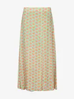 FLURESK Zoraida Skirt Fresh Mint/Saffron Orange