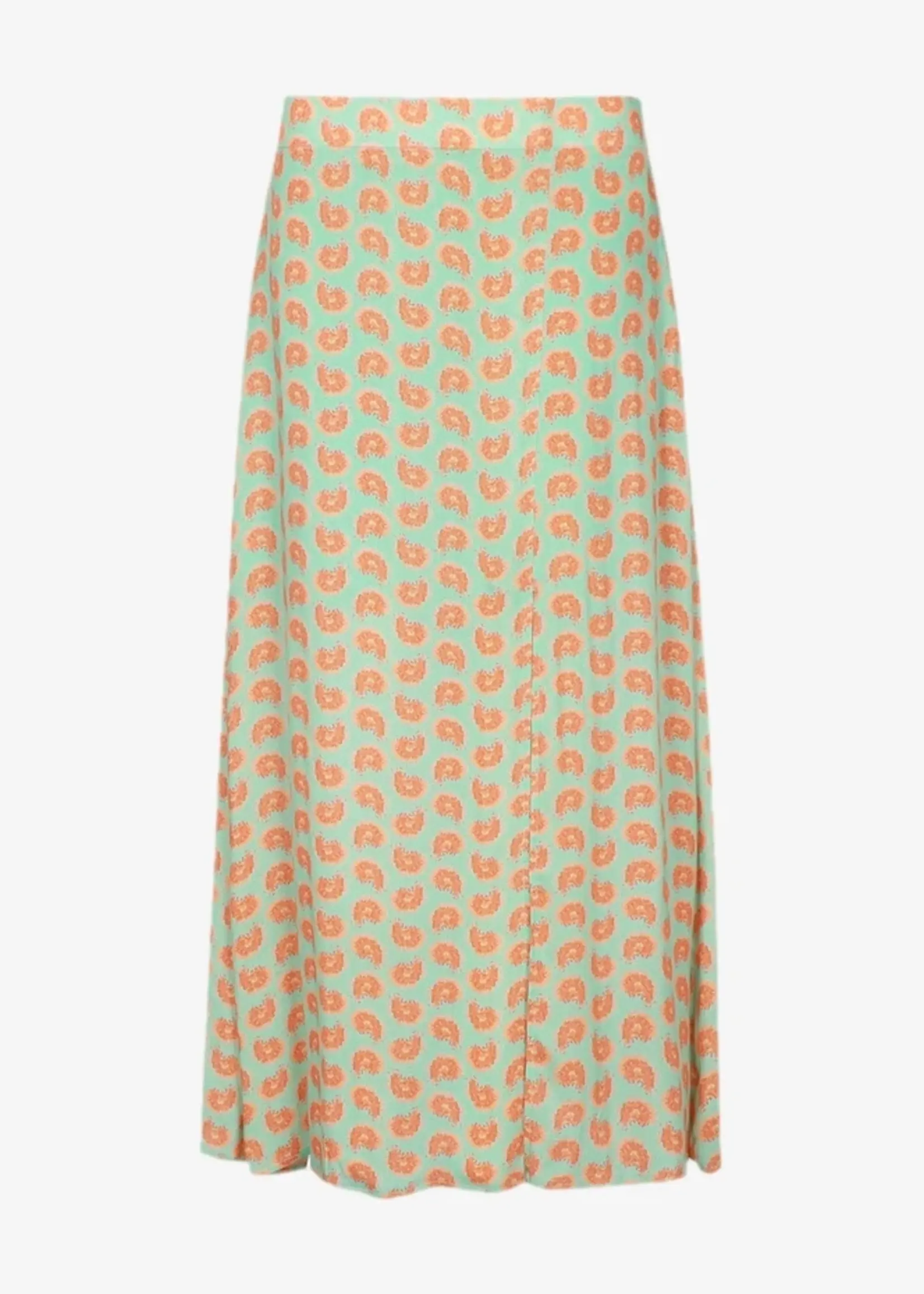FLURESK Zoraida Skirt Fresh Mint/Saffron Orange