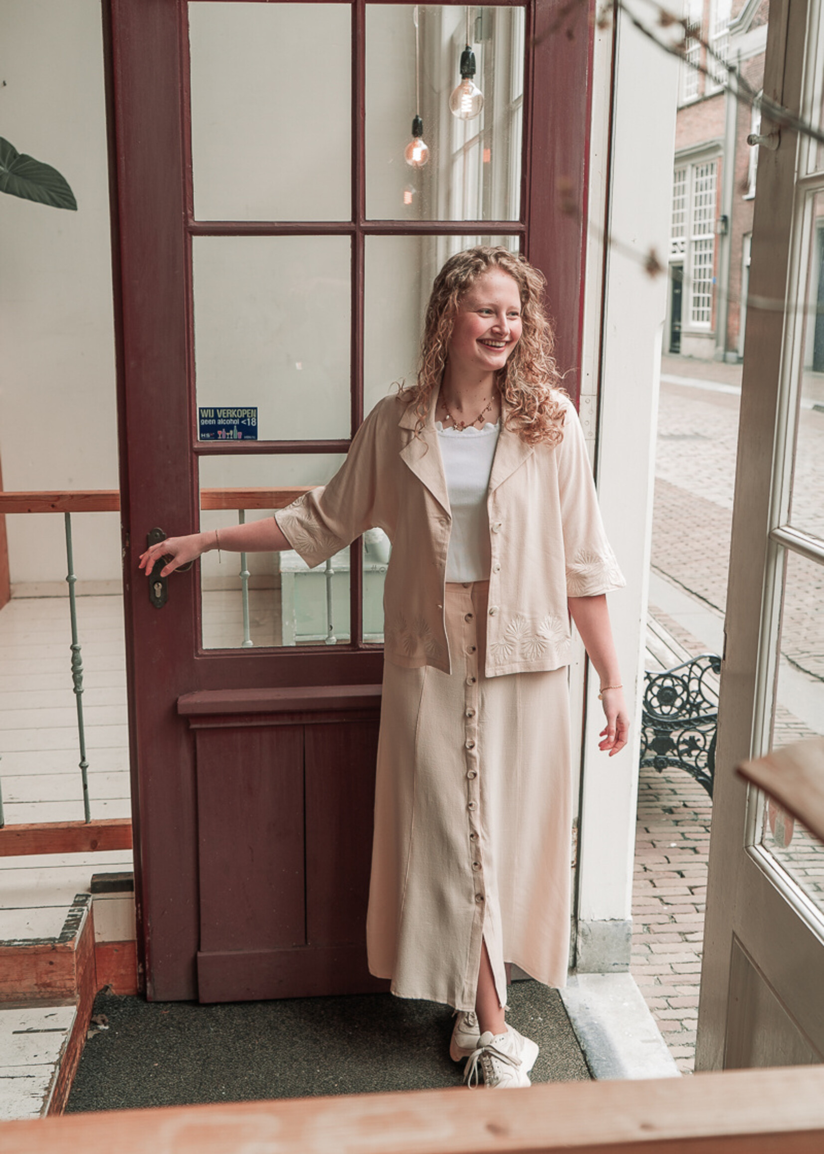 C&S The Label Sierra Skirt Sand