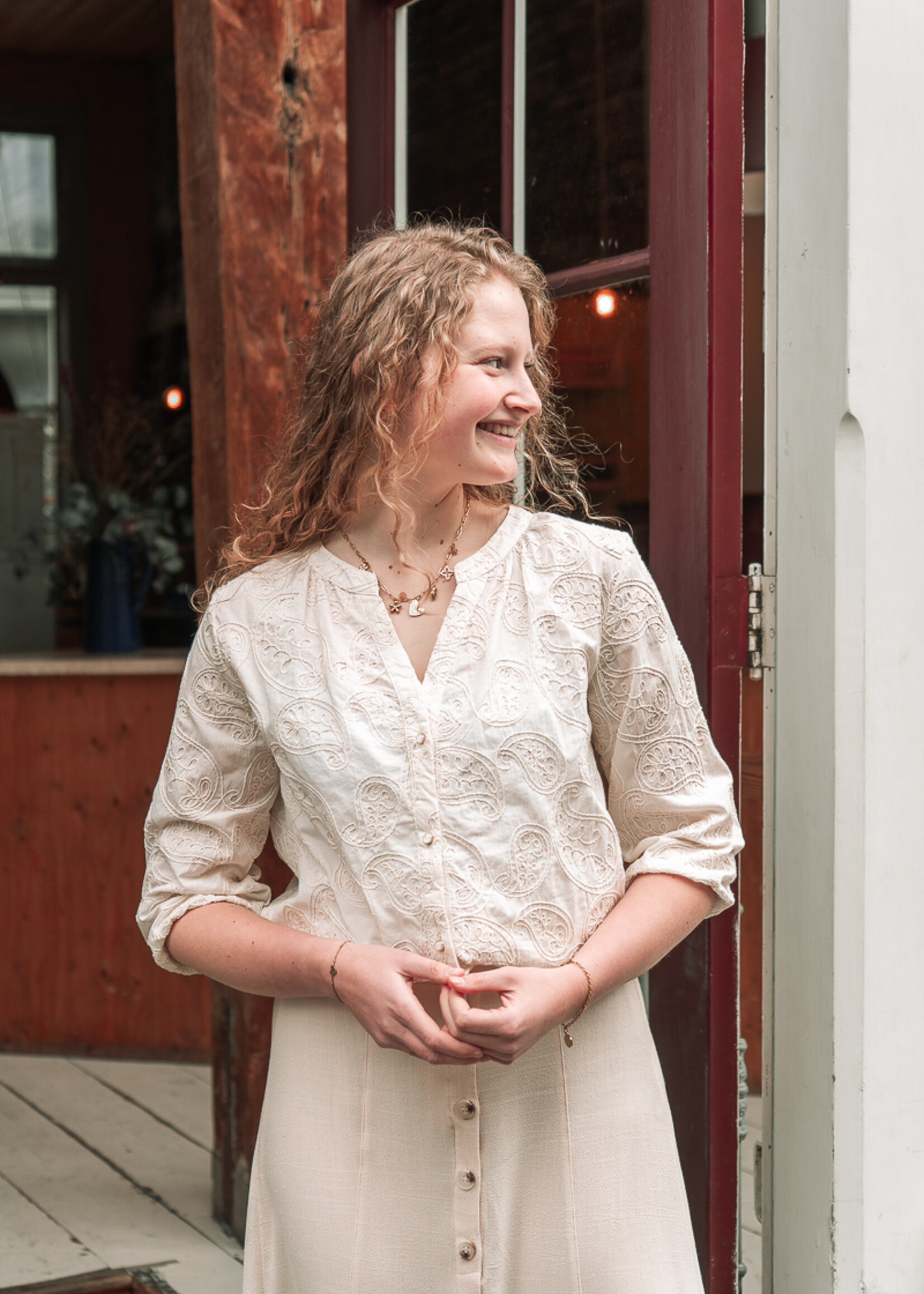 C&S The Label Luanca Blouse Sand