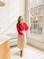 FLURESK Maylen Blouse Ruby Red